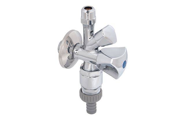 JS KOMBI-ECKVENTIL,NICHT SELBSTD. RB,SV,3-KT.GR,1/2",POL.CHROM,DVGW