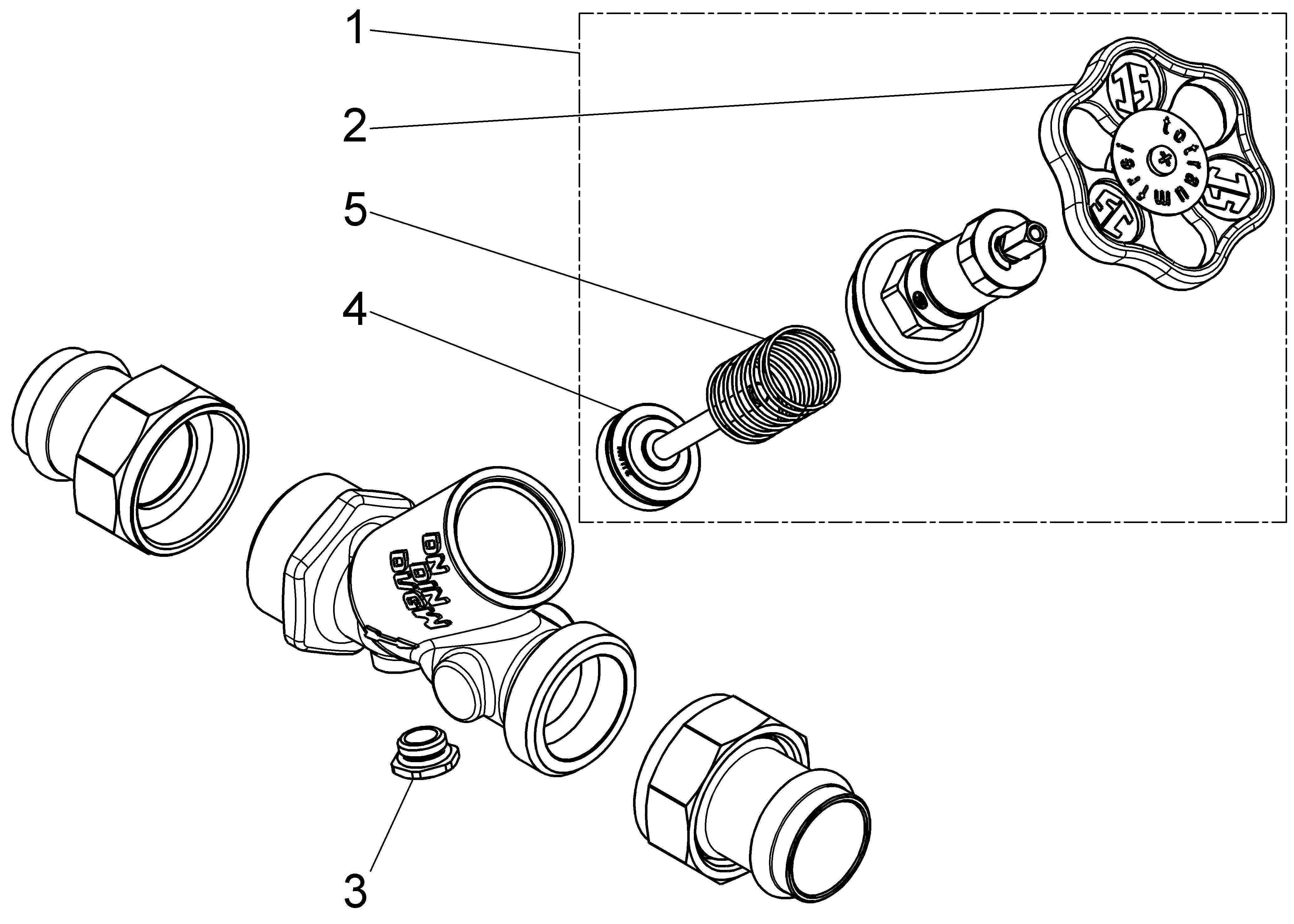 JS KFR-VENTIL, PRESS AG MULTI O.ENTL, N.ST.SP, DN40, PRESS42, DVGW