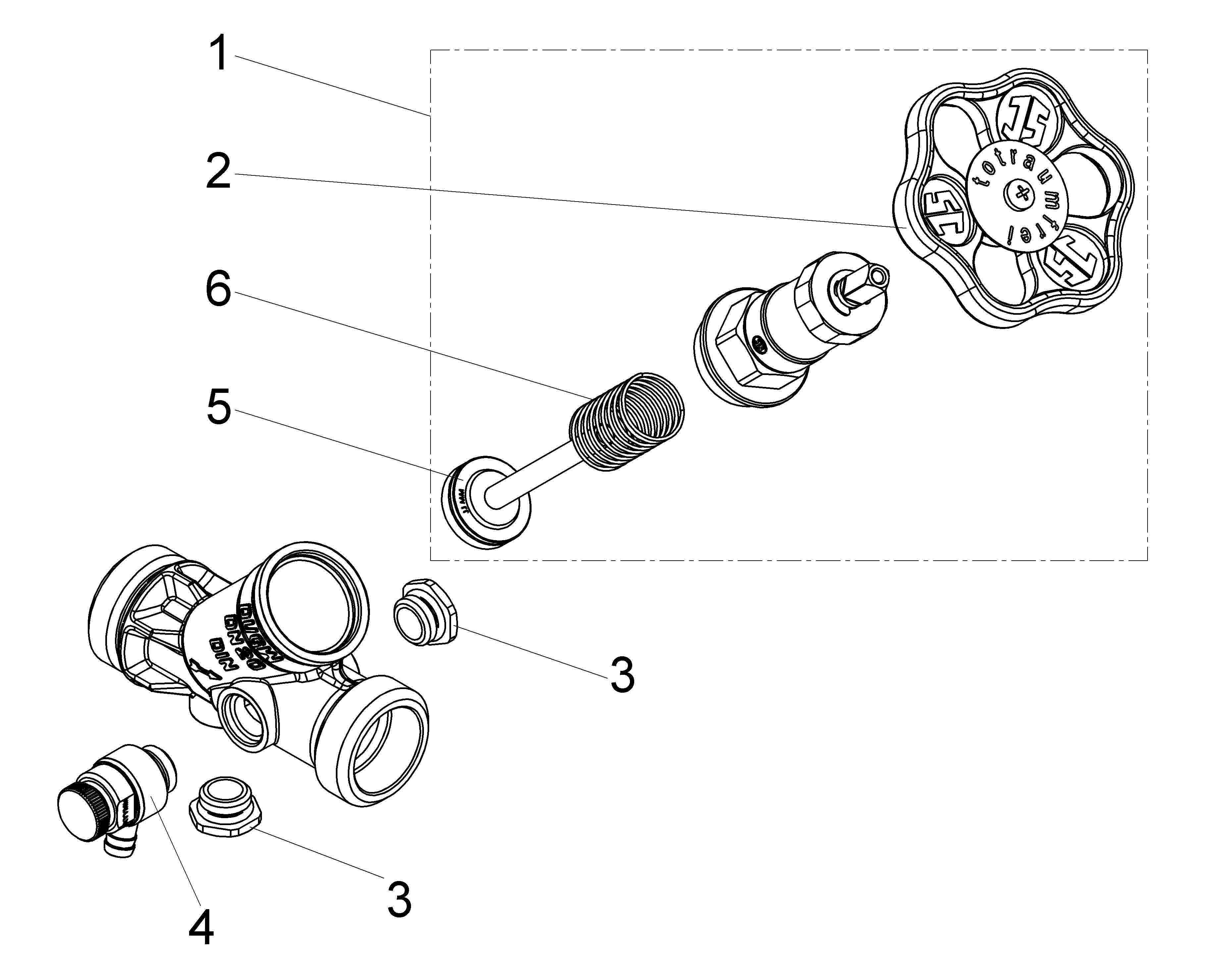 JS KFR-VENTIL,AUSSENGEWINDE MULTI M.ENTL.,N.ST.SP.,DN20,AG 1",DVGW