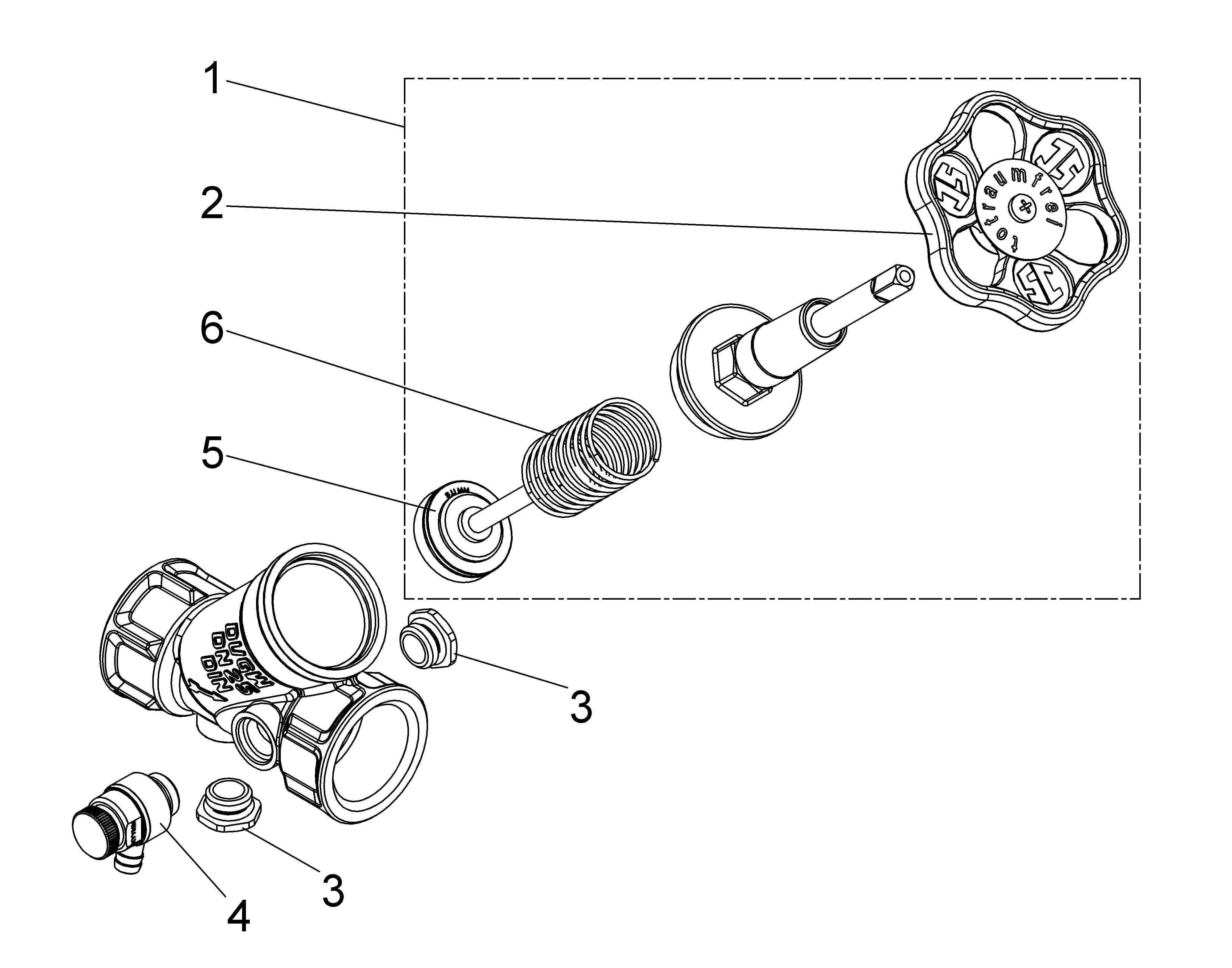 JS KFR-VENTIL, MUFFENANSCHLUSS M.ENTL.,ST.SP.,DN65,IG2 1/2",DVGW