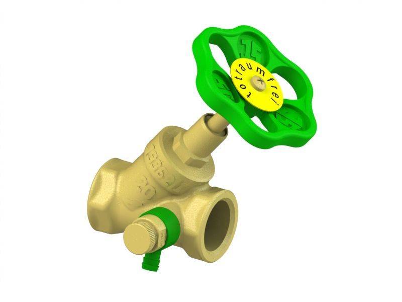 JS SCHRAEGSITZVENTIL,M.ENTLEERUNG STEIGENDE SPINDEL,DN15,IG 1/2"