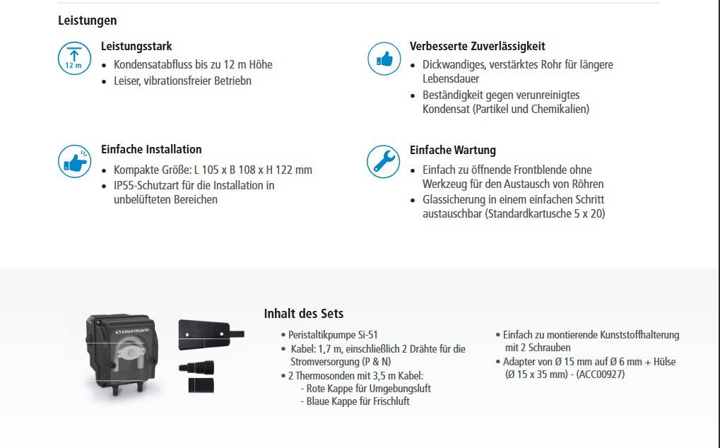 Sauermann Kompakte Schlauchpumpe / Peristaltikpumpe mit hoher Leistung | SI-51 mit Temperatursensoren