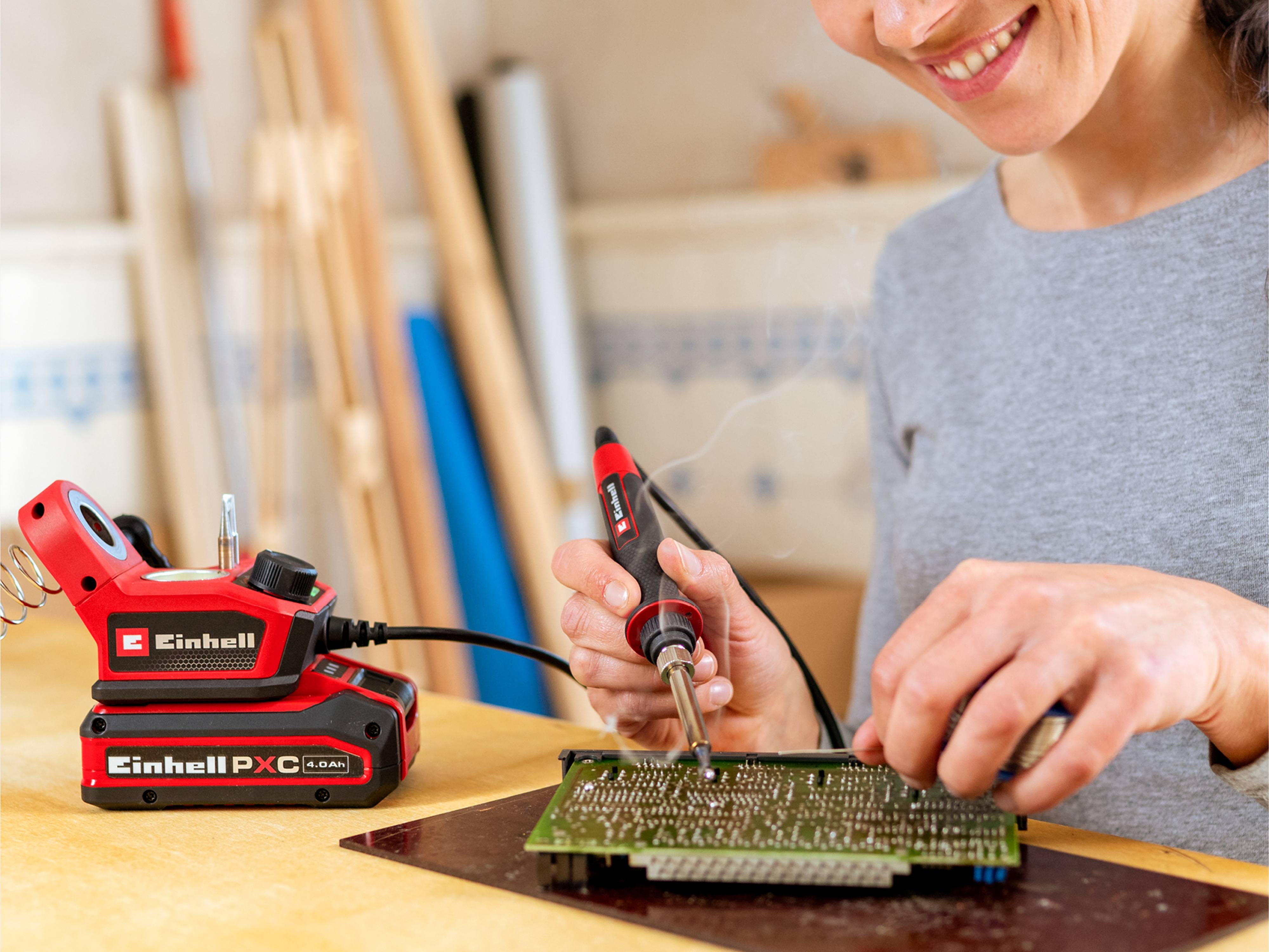 EINHELL Akku-Lötkolben TE-SI 18/480 Li E, 4520400, Solo