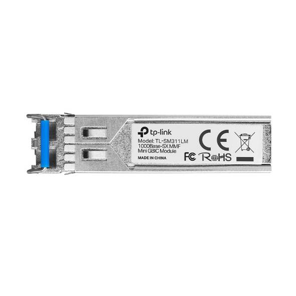 TP-Link 1000Base-SX MMF Mini-GBIC optisches Transceiver-Modul, Modell TL-SM311LM mit Zertifizierungszeichen