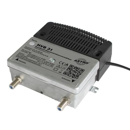 1St. Universeller Breitbandverstärker / Vorweg 31 dB / Ausgangspegel Vorweg 99 dBµV