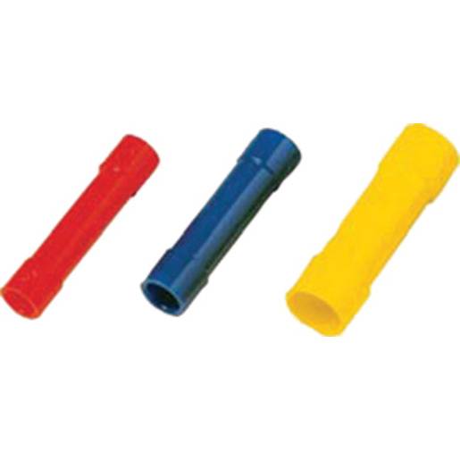 100St. Isolierter Stoßverbinder 0,5-1qmm rot