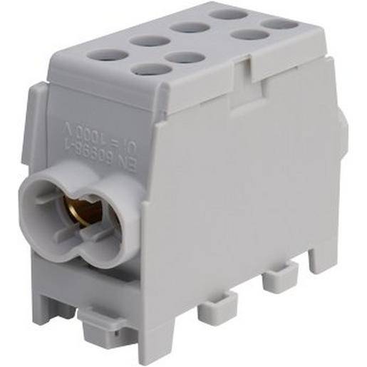 1St. HLAK 35-1/2 M2 grau minimodulare Hauptleitungs-Abzweigklemme HLAK 35-1/2 M2 grau