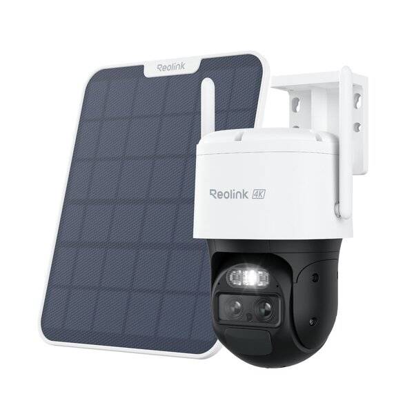 Reolink 4K-Außensicherheitskamera mit Halterung und Solarpanel für kabellose Stromversorgung