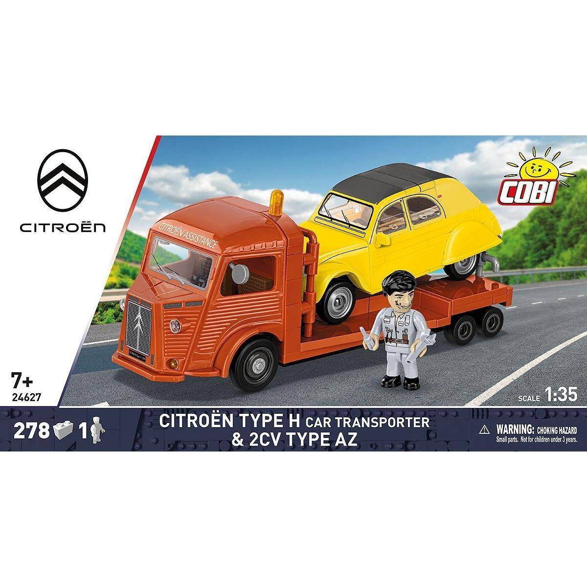 Citroën Type H Autotransporter & 2CV Type AZ (1:35) – COBI Set