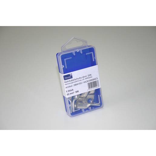 1Pk = 5 Stück Rohrkabelschuh 35 mm² M8 verzinnt
