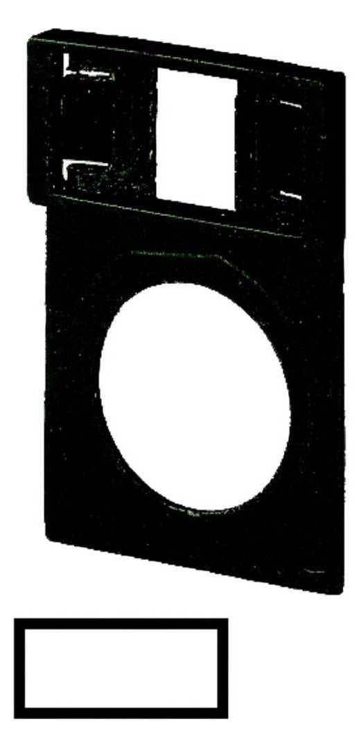 10St. Eaton 046185 Träger, + Schild, blanko, alu, beschriftbar Q25TS-02