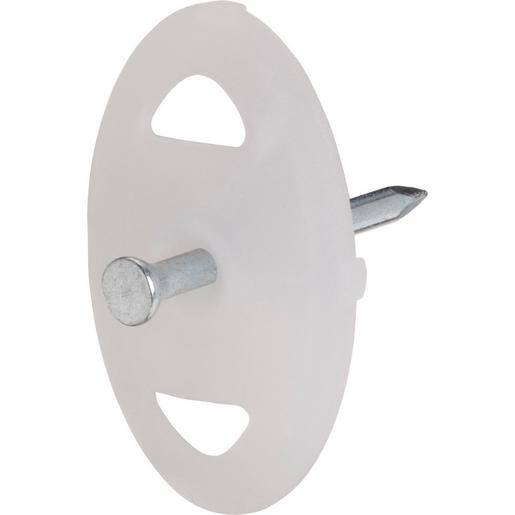 100St. NNSL30L40.01 Nagelscheibe oval mit Nagel 3,0x 40 mm