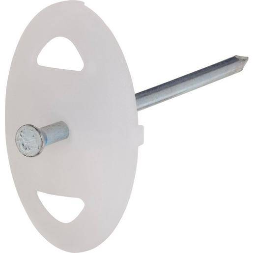 100St. NNSL30L70.01 Nagelscheibe oval mit Nagel 3,0x 70 mm