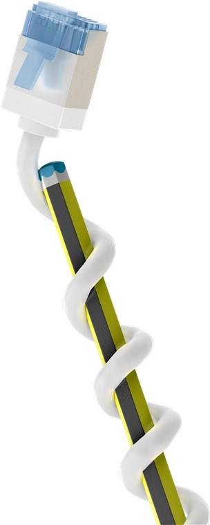 Goobay 74339 Ultraflexibles CAT 6A Patchkabel, slim, U/FTP, weiß, 7.5 m - extrakurze Stecker, reiner Kupferleiter (CU), LSZH, TPE-Mantel, AWG 32