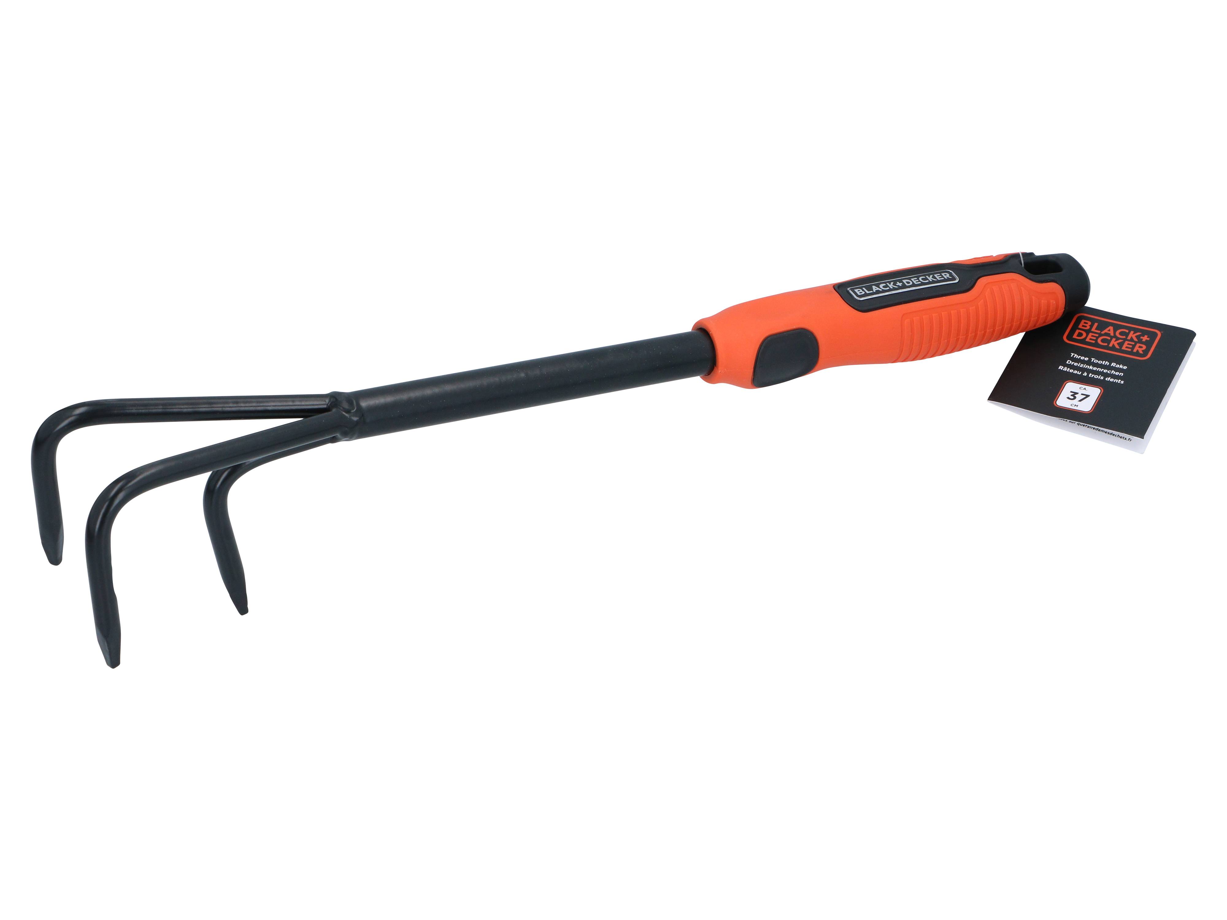 BLACK & DECKER Dreizahnrechen