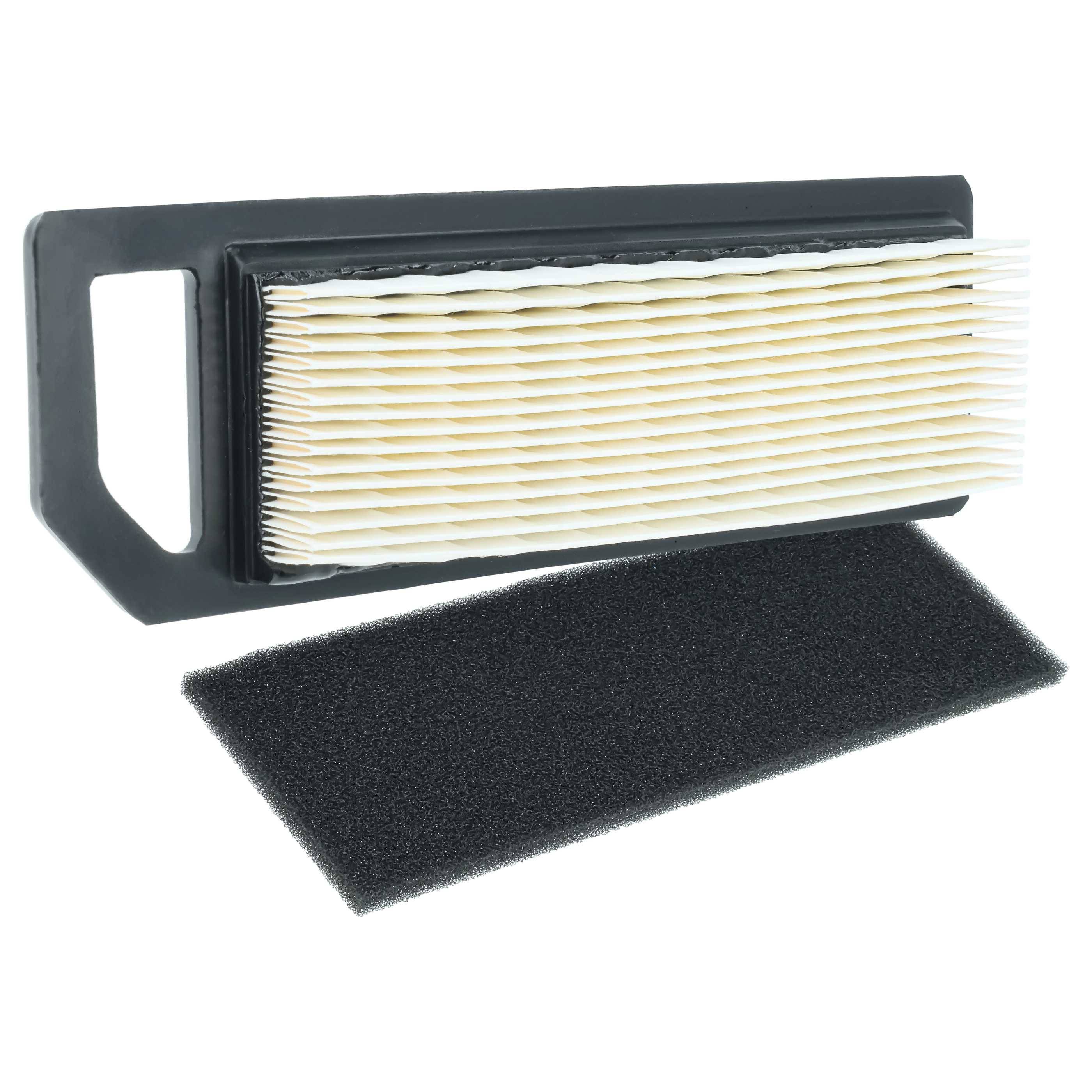vhbw Filter-Set kompatibel mit CubCadet CC997ES 12AE997E (HM 2008) Rasenmäher-Motor - 2x Ersatz-Filter (1x Luftfilter, 1x Vorfilter)