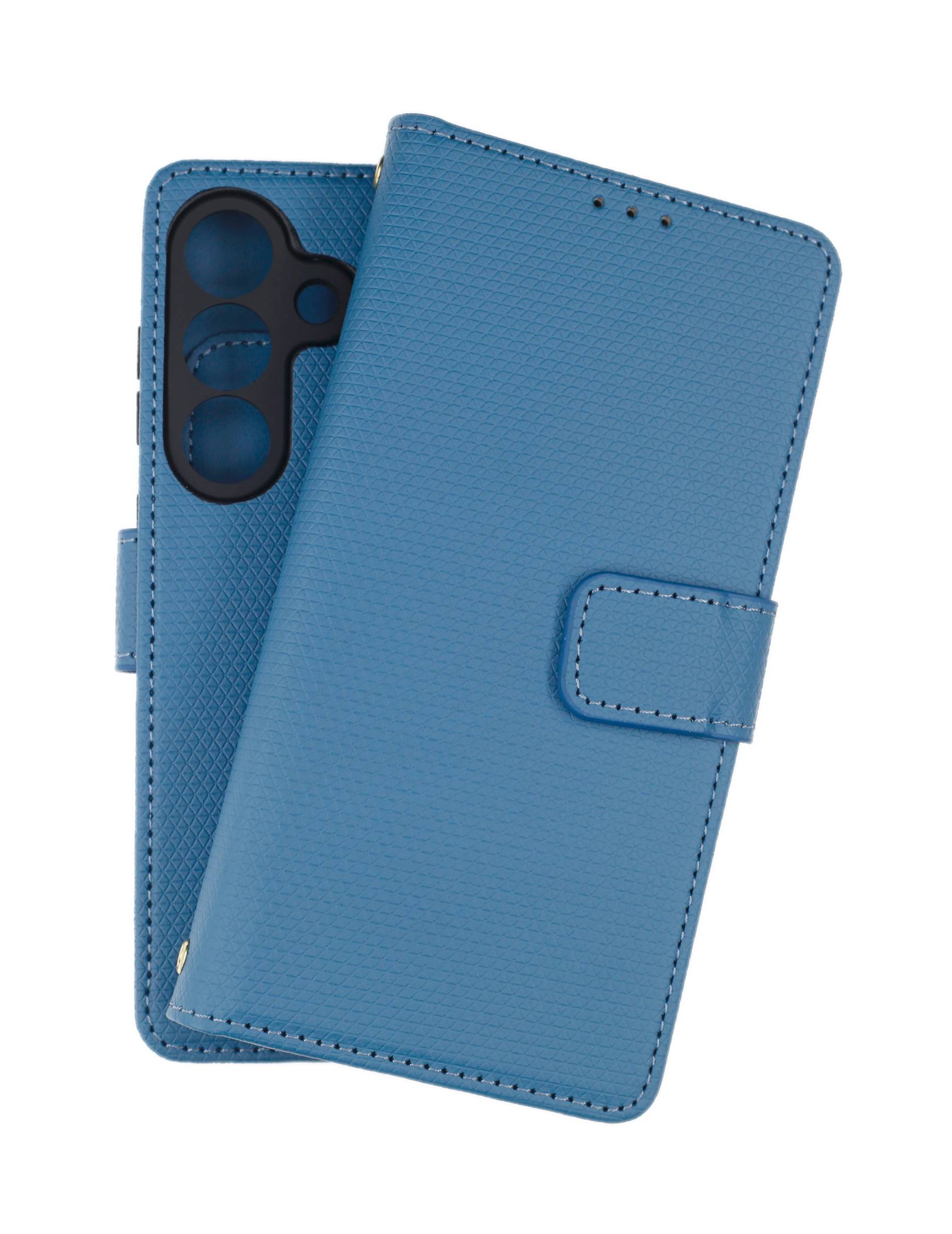 JAMCOVER Bookcase Pyramid Blau für Samsung Galaxy S26 5G