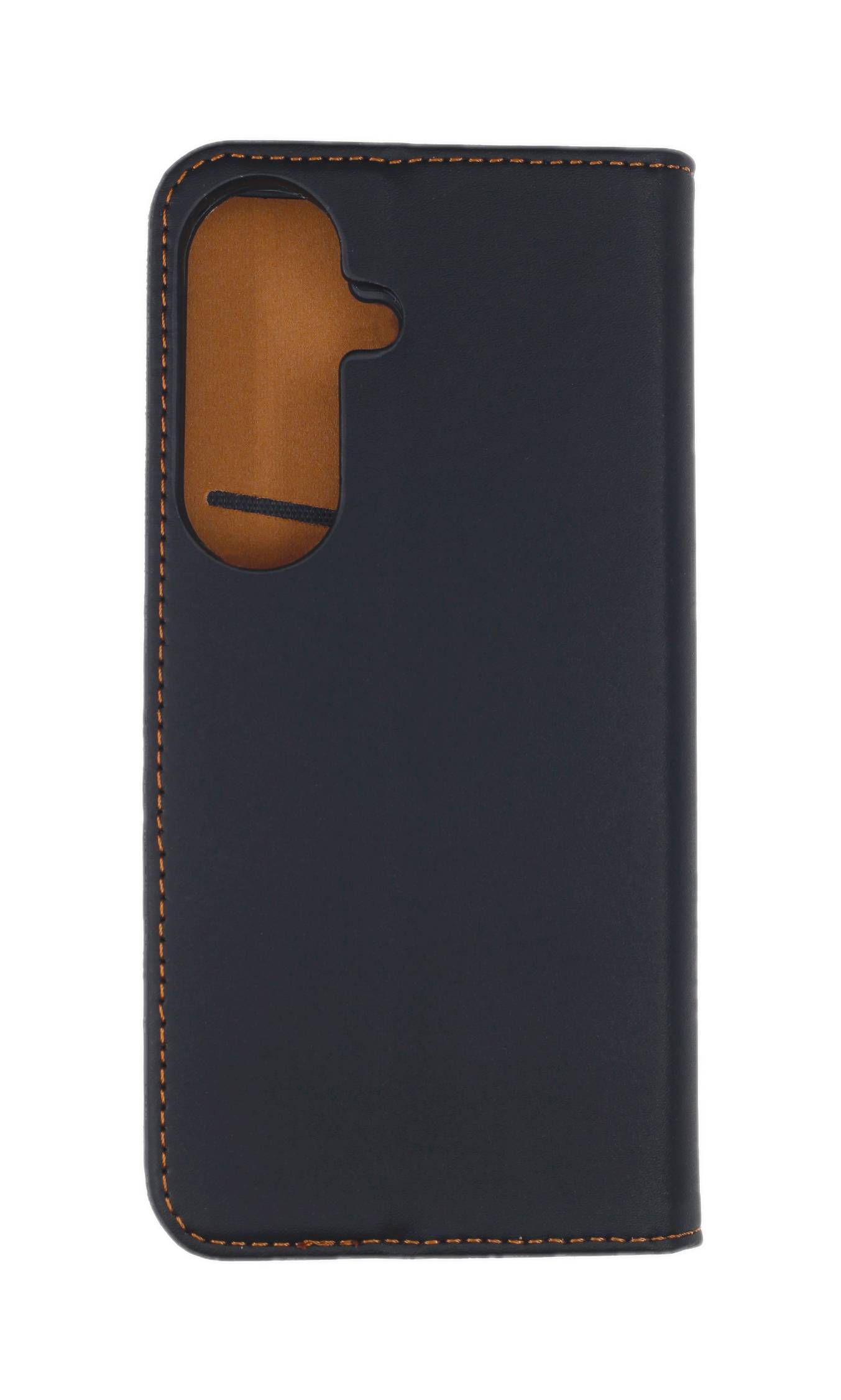 JAMCOVER Echt Leder Bookcover Schwarz für Samsung Galaxy S26 5G