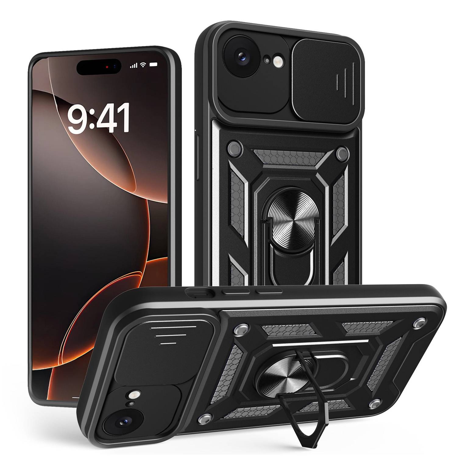 JAMCOVER Case Slide für Apple iPhone 16e, iPhone 17e