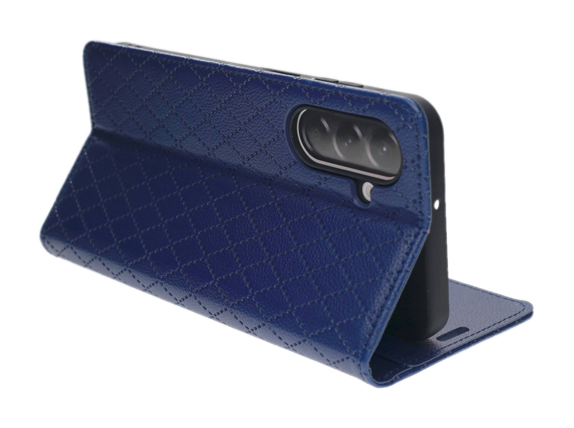 JAMCOVER Bookcase Style Marineblau für Samsung Galaxy A57 5G