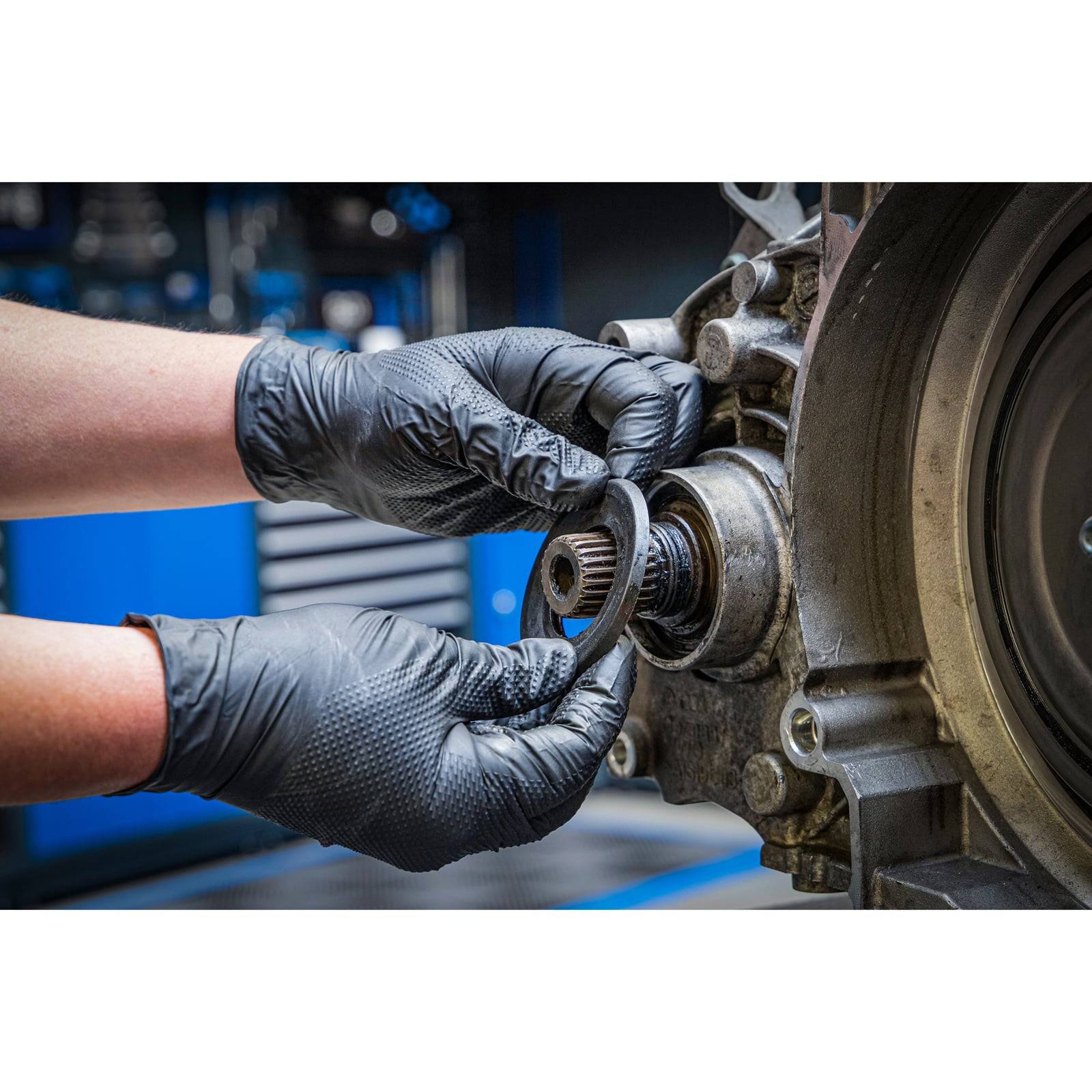 BGS Einweghandschuh-Box | Nitril | mit extra Griffigkeit | Gr. L | 100 St. - 74669