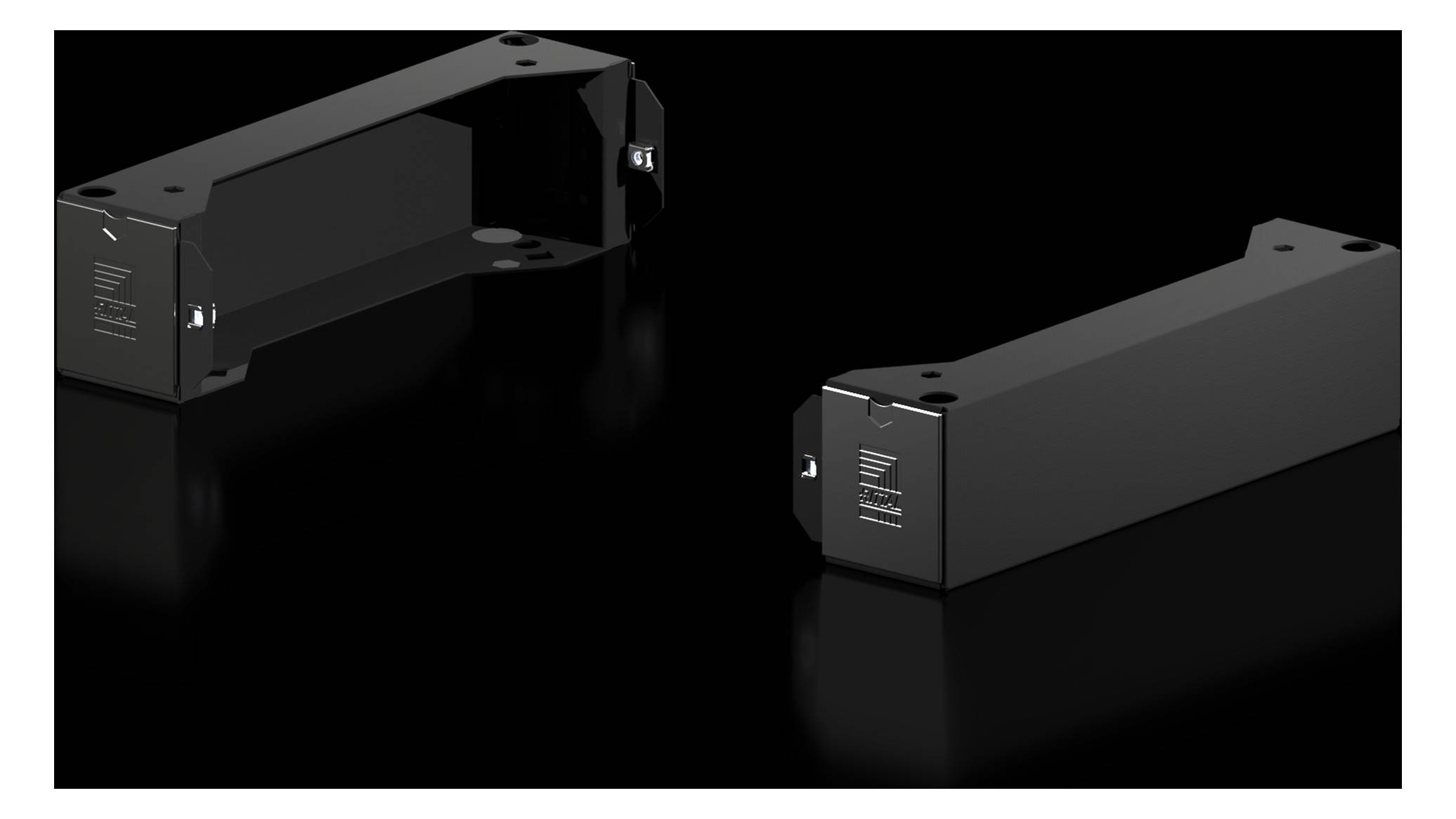 1St. Rittal AX 2830.410 AX Sockel-Elemente, seitlich H:100mm