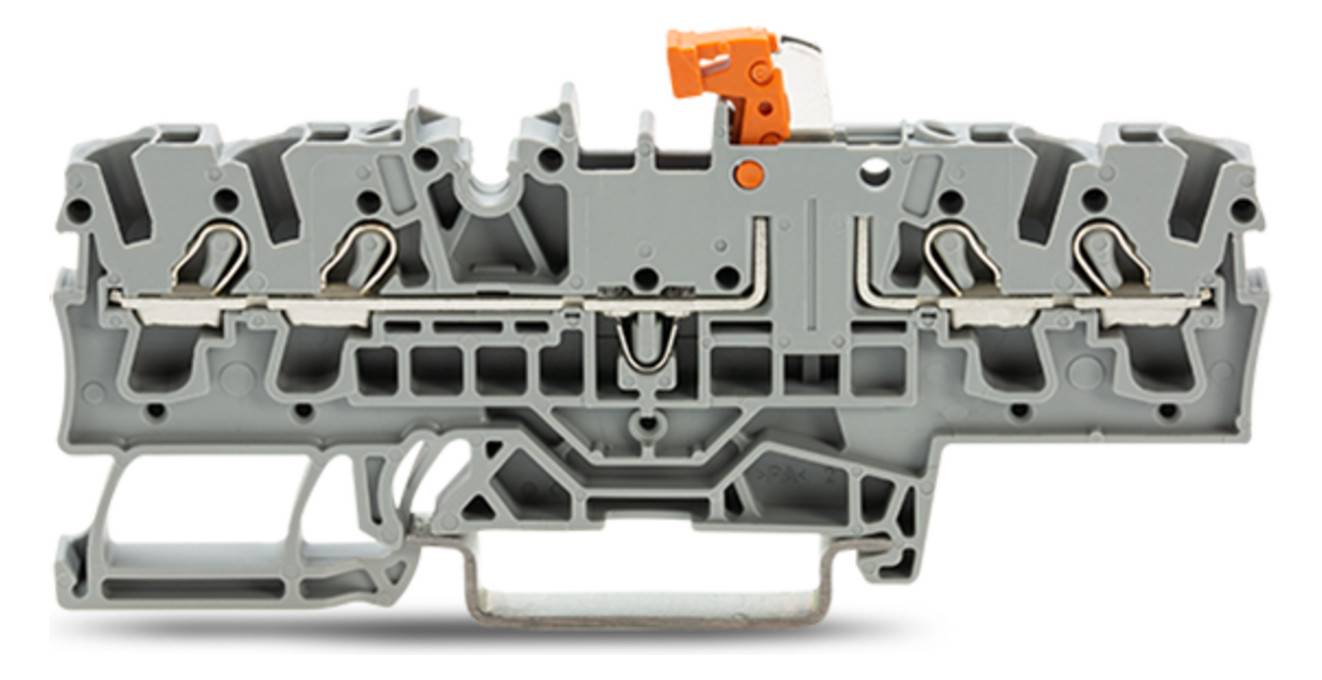 50St. WAGO 2002-1871 TOPJOB S 4-L-TRENNKLEMME, GRAU