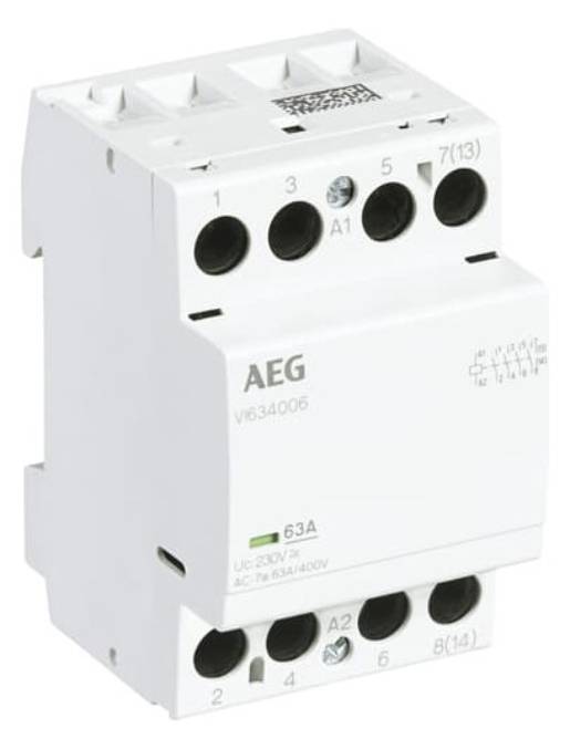 4St. AEG VI634006 Installationsschütz 4S/0Ö, 230 V AC VPE 4 4TQB115564R0000