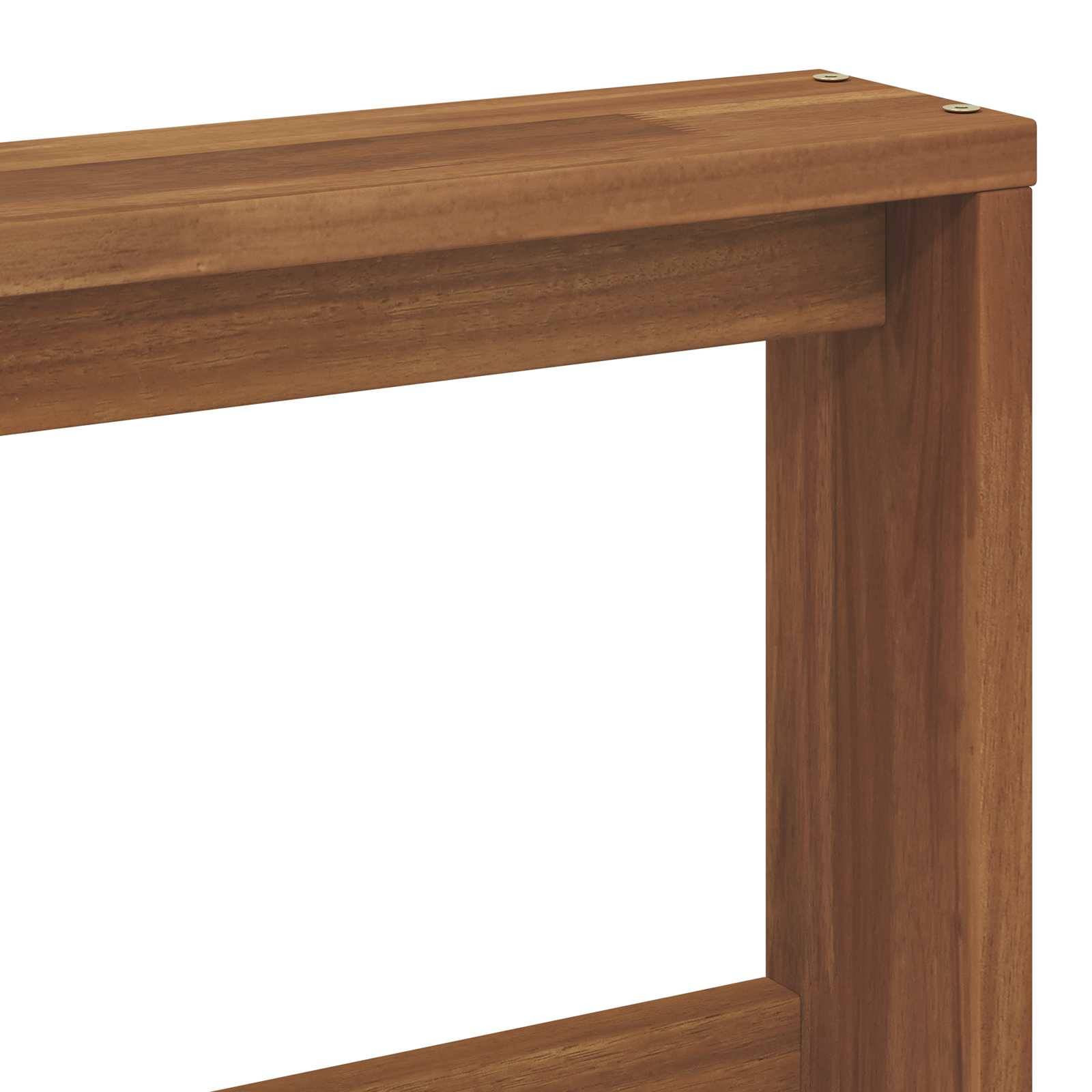 vidaXL Outdoor-Sofagarnitur 3 pcs Natur Massivholz Akazie