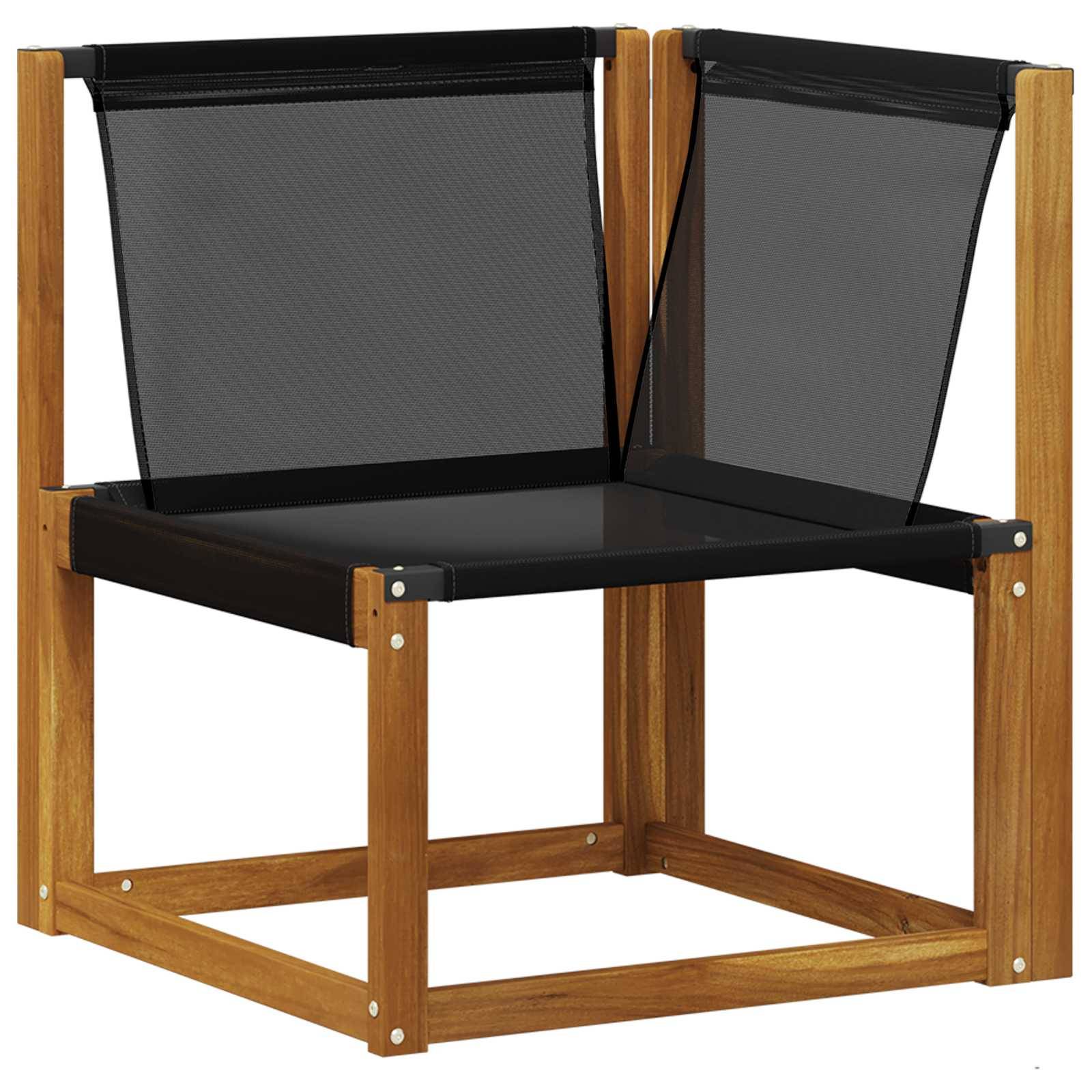 vidaXL Outdoor-Sofagarnitur mit Kissen 9 pcs Natürlich und Hellgrau