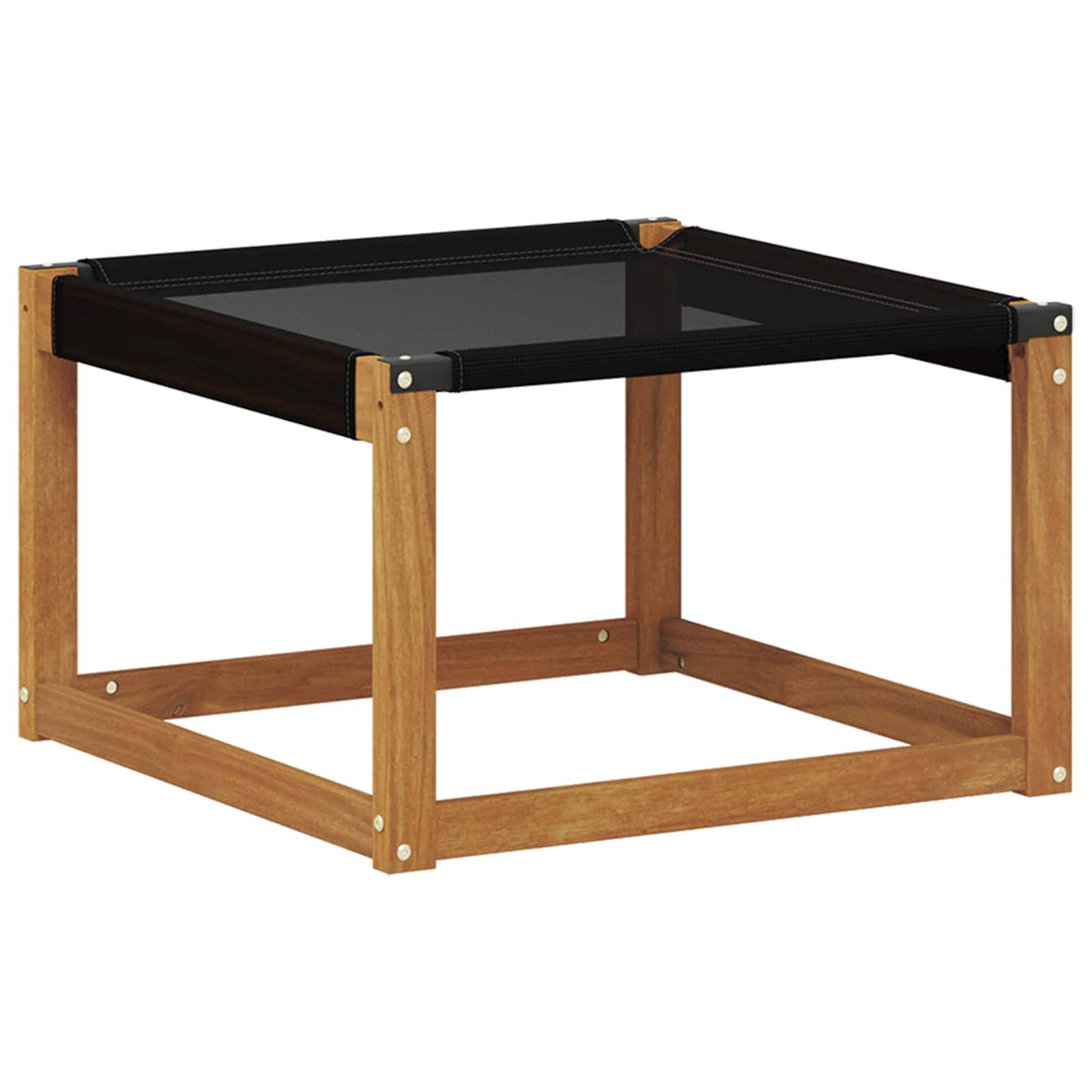 vidaXL Outdoor-Sofagarnitur mit Kissen 6 pcs Natürlich und Schwarz