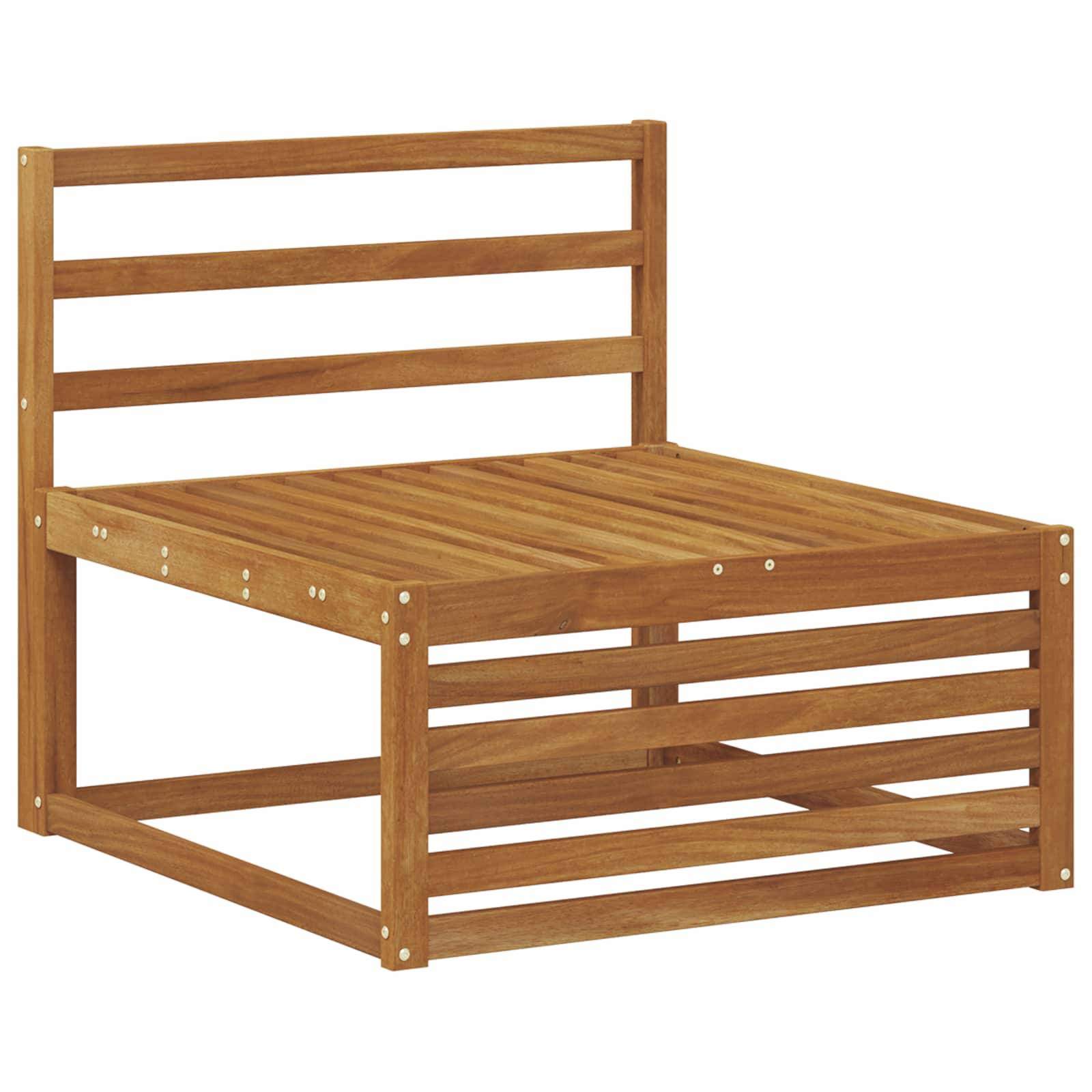 vidaXL Sofagarnituren 7 pcs Natur Massivholz Akazie