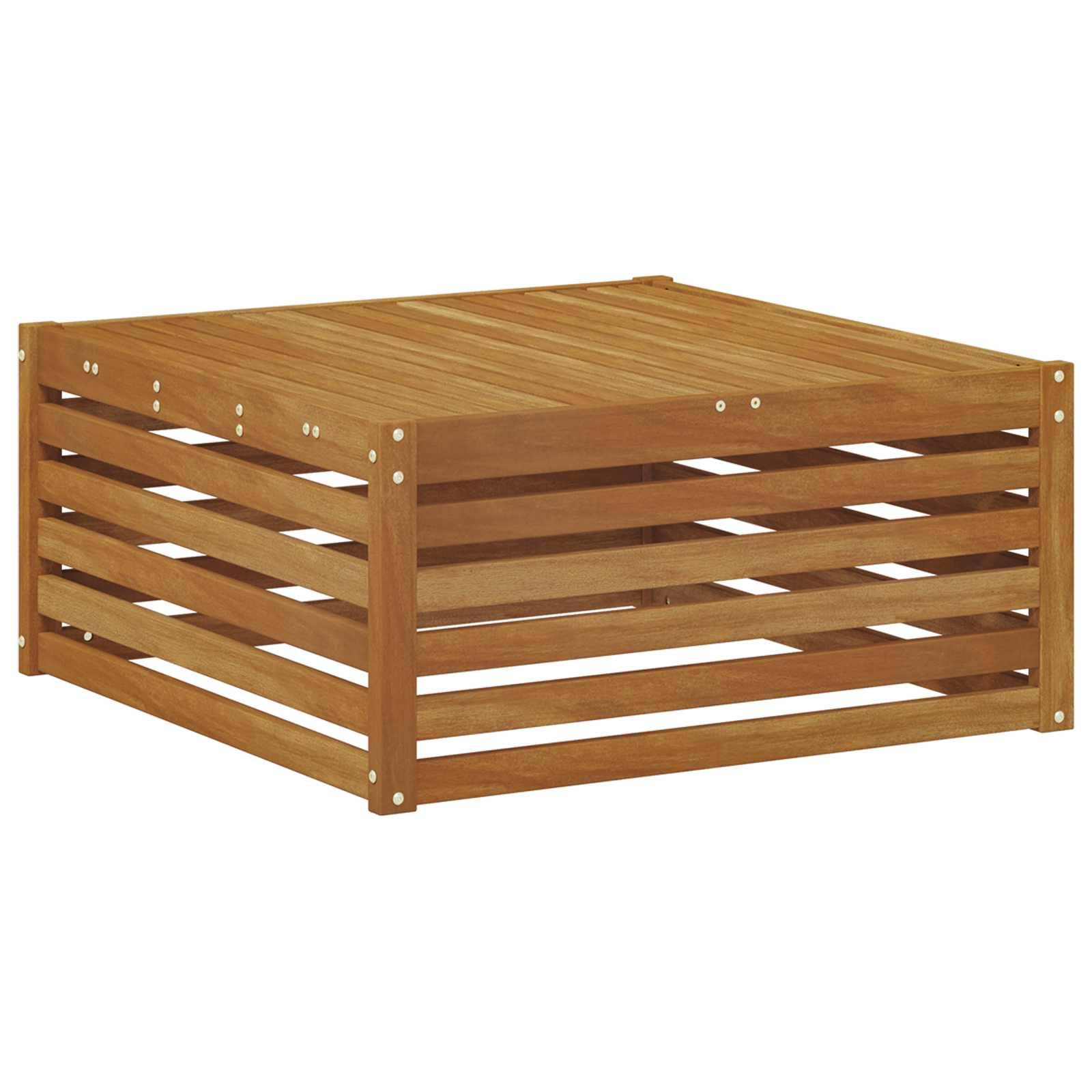 vidaXL Outdoor-Sofagarnitur 8 pcs Natürlich und Hellgrau