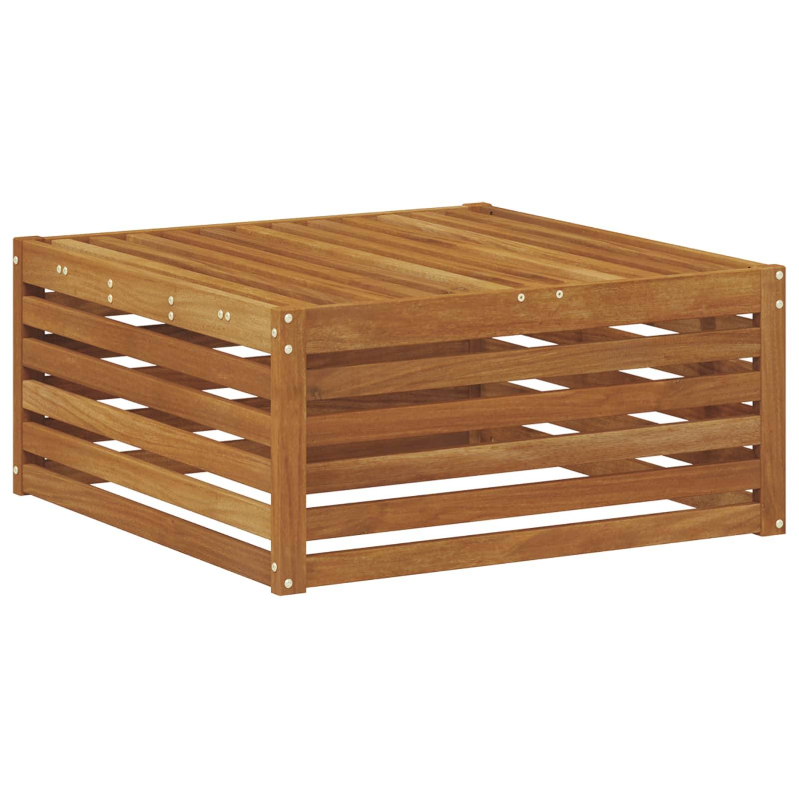 vidaXL Outdoor-Sofagarnitur 6 pcs Natur 79 x 79 x 37 cm