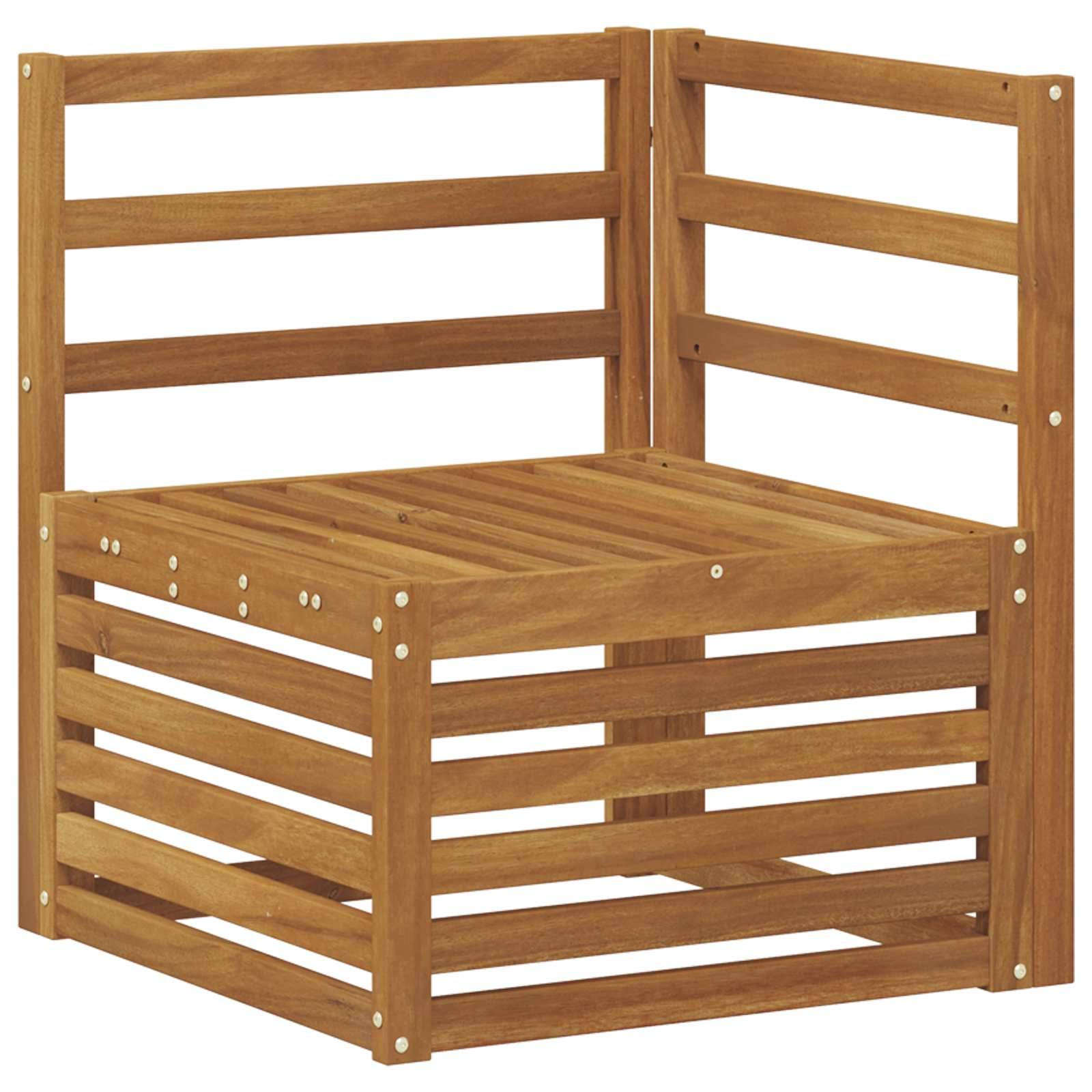 vidaXL Sofagarnituren 7 pcs Natur Massivholz Akazie