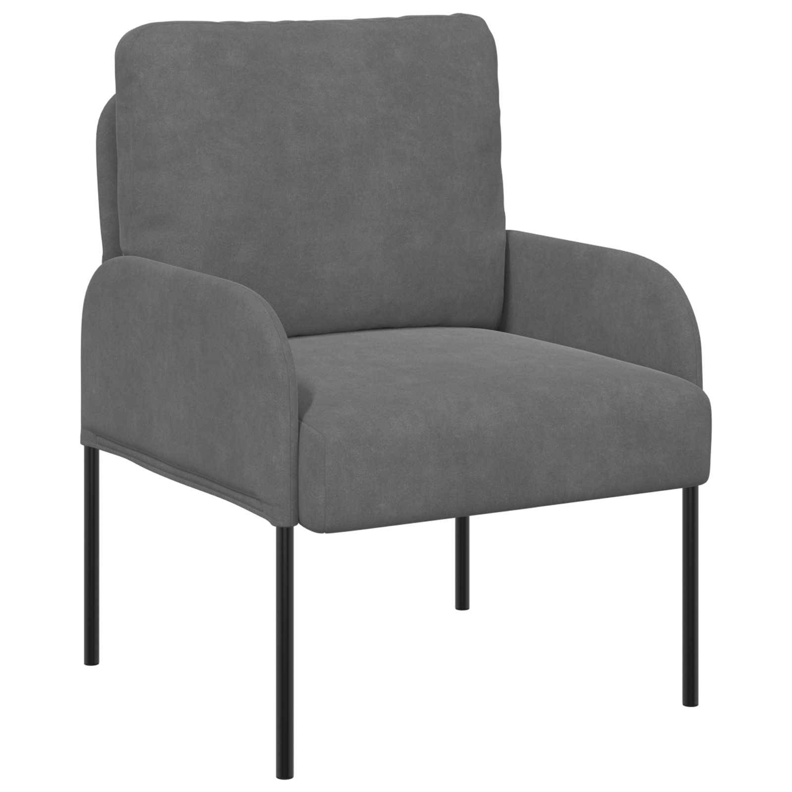 vidaXL Sofagarnituren 3 pcs Dunkelgrau 115 x 56 x 80 cm Sperrholz
