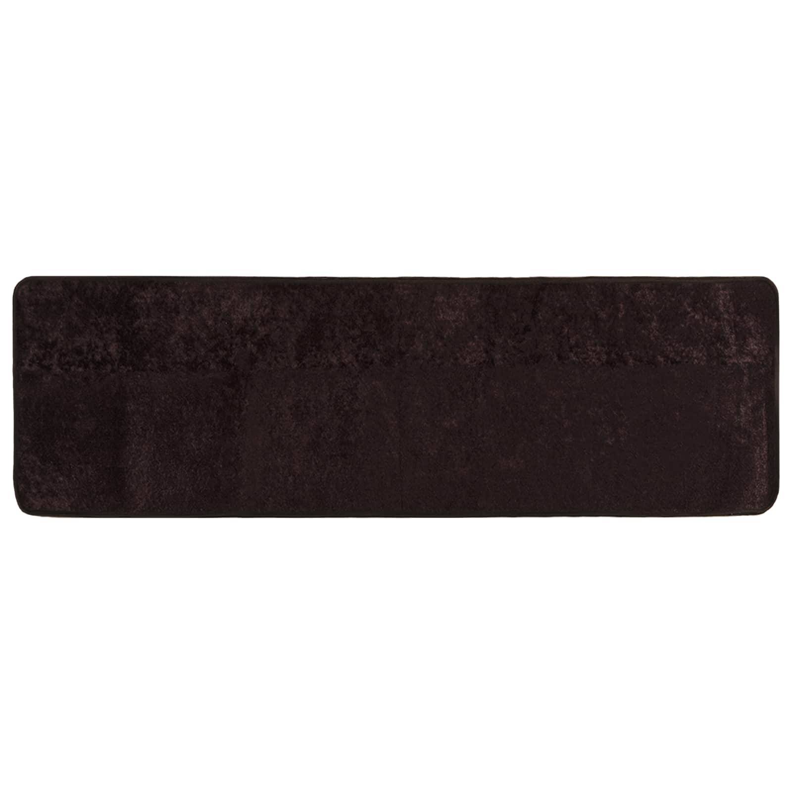 vidaXL Teppichläufer MARSA Anthrazit 150 x 50 cm Polyester und PVC