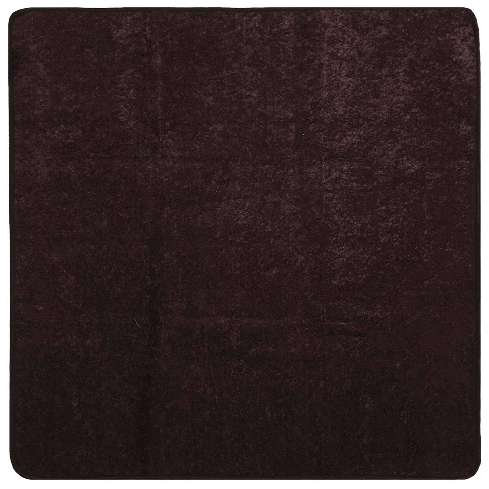 vidaXL Teppichläufer MARSA Anthrazit 100 x 100 cm Polyester und PVC