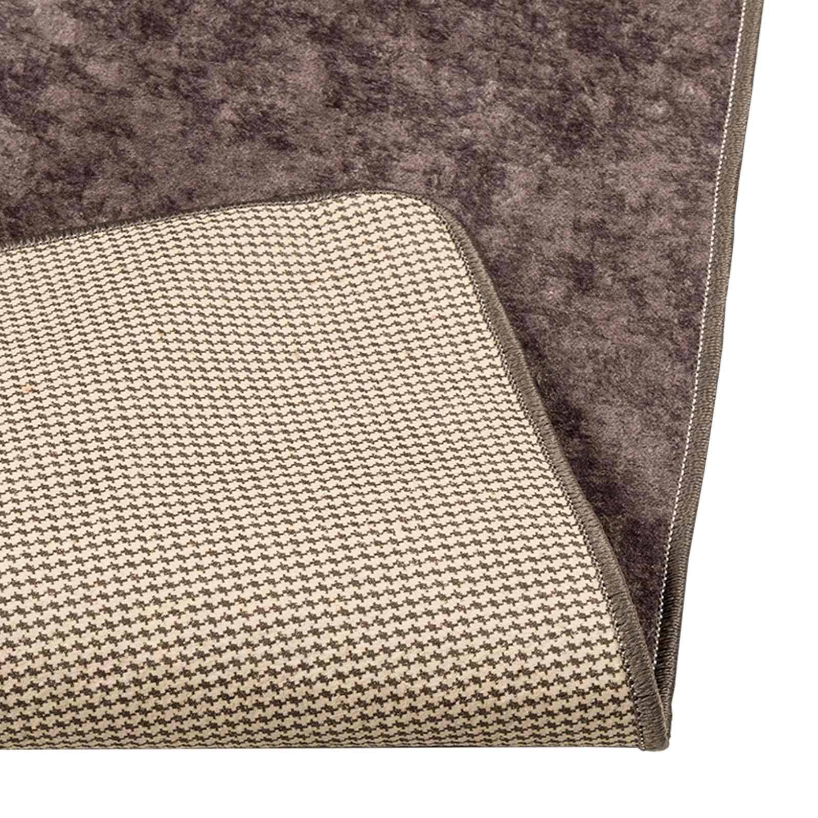 vidaXL Teppichläufer MARSA Grau 350 x 80 cm Polyester und PVC