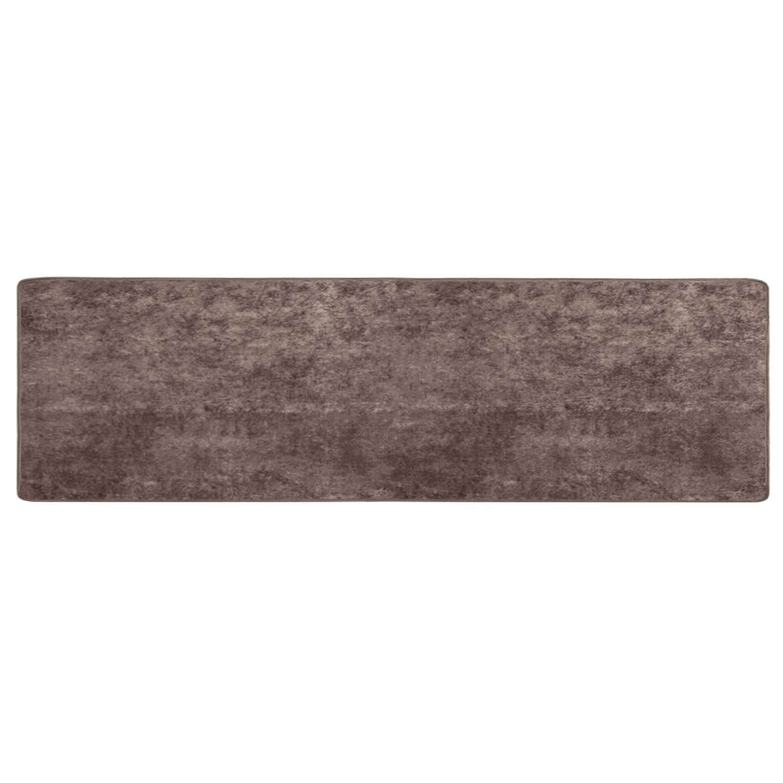 vidaXL Teppichläufer MARSA Grau 350 x 80 cm Polyester und PVC