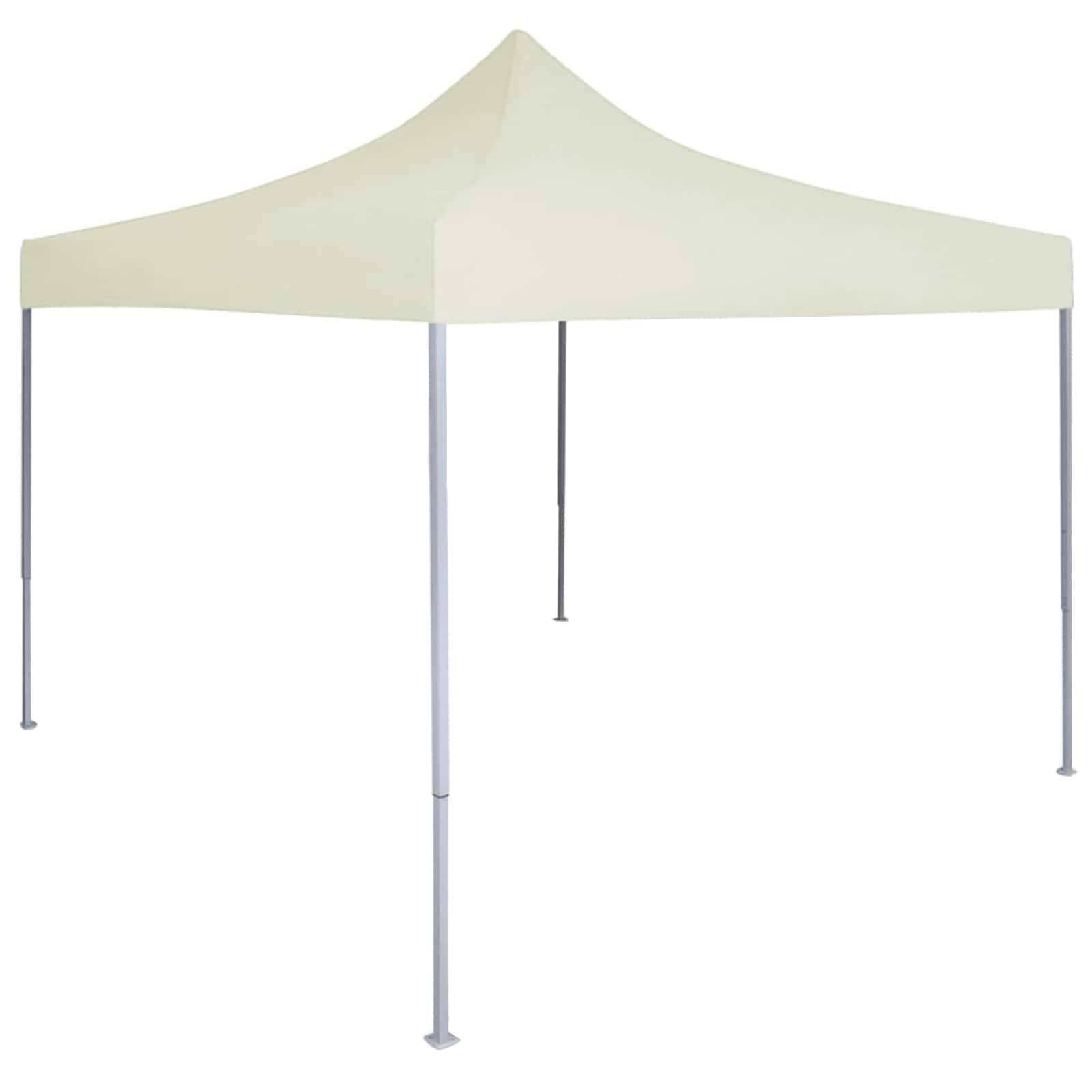 vidaXL Party-Zelt Creme 291 x 291 x 315 cm Oxford-Stoff