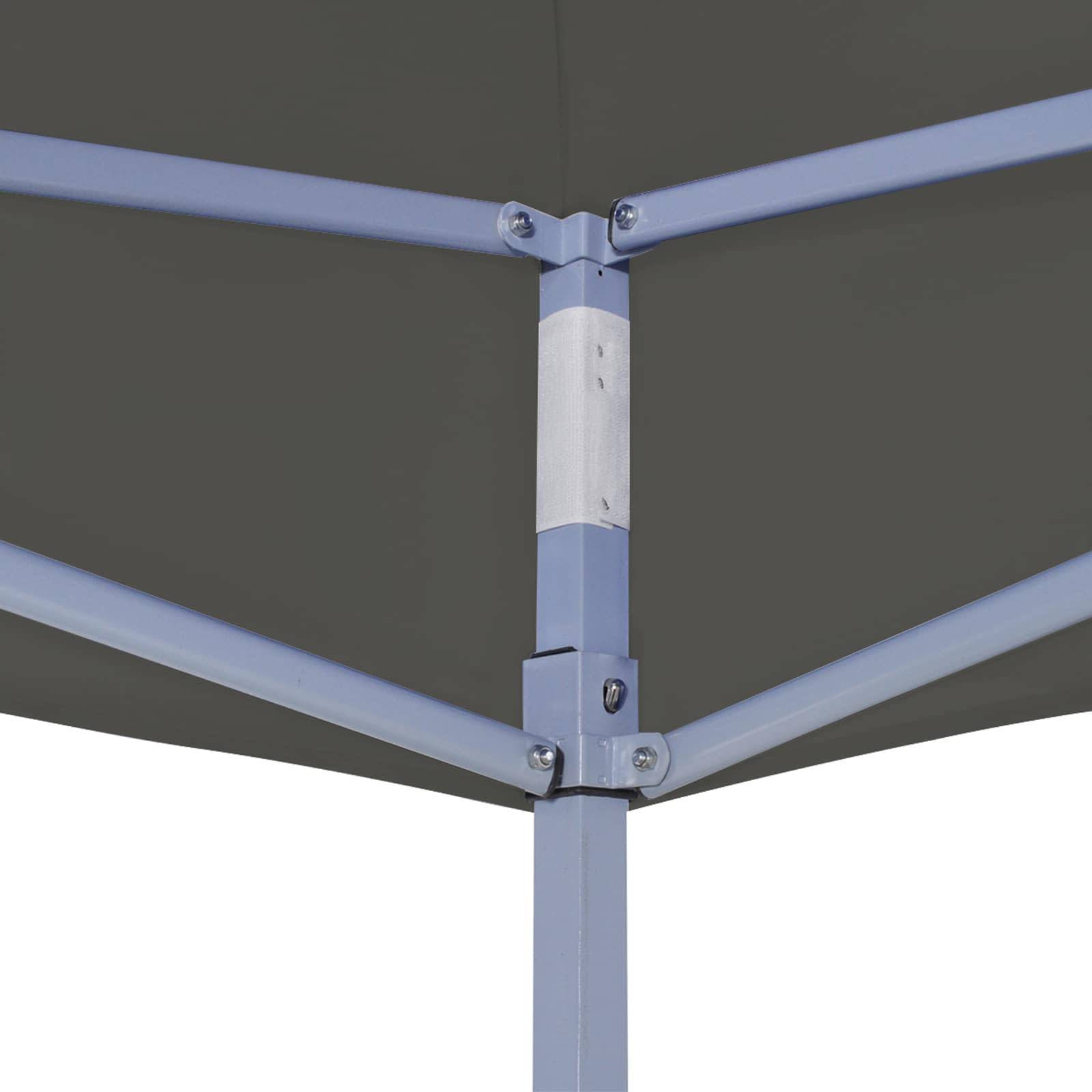 vidaXL Party-Zelt Anthrazit 291 x 291 x 315 cm Oxford-Stoff