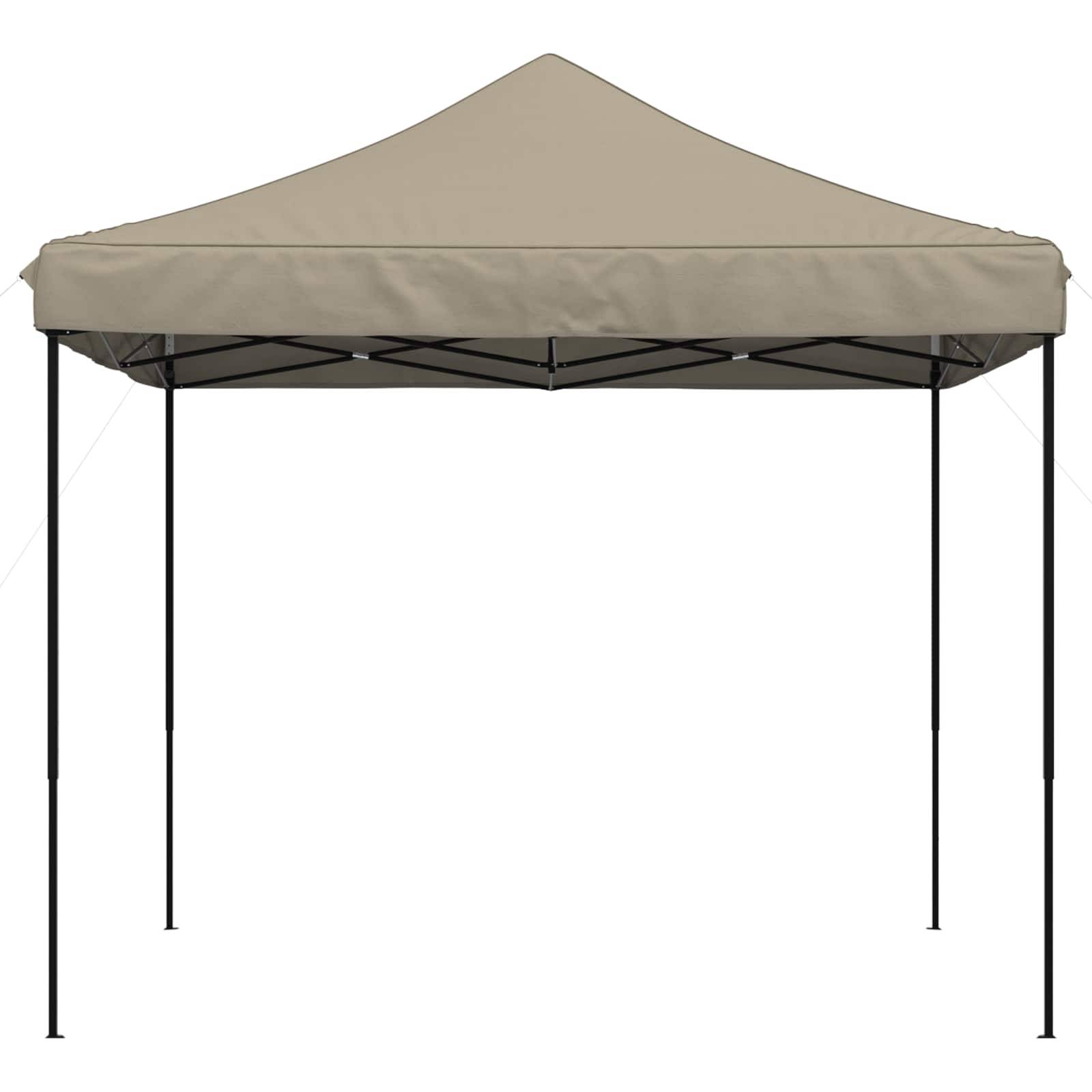 vidaXL Party-Zelt Taupe 292 x 292 x 315 cm Oxford-Stoff