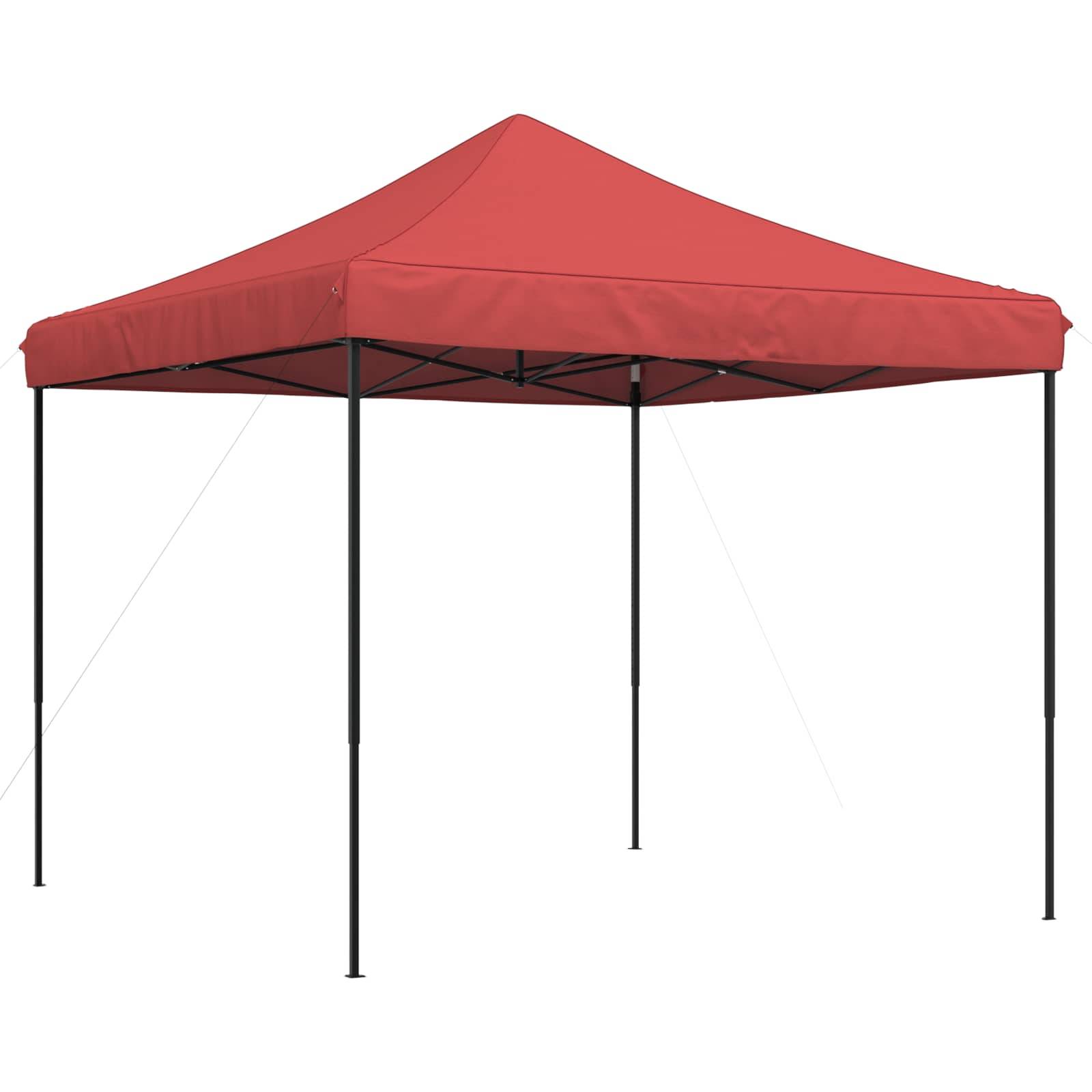 vidaXL Party-Zelt Bordeauxrot 292 x 292 x 315 cm Oxford-Stoff