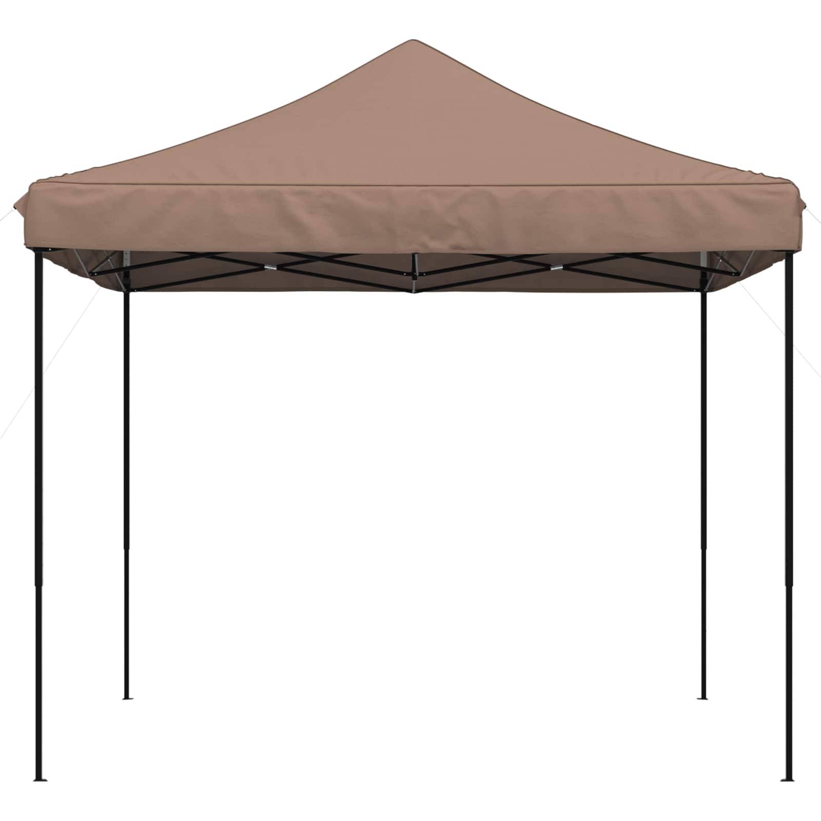 vidaXL Party-Zelt Braun 292 x 292 x 315 cm Oxford-Stoff