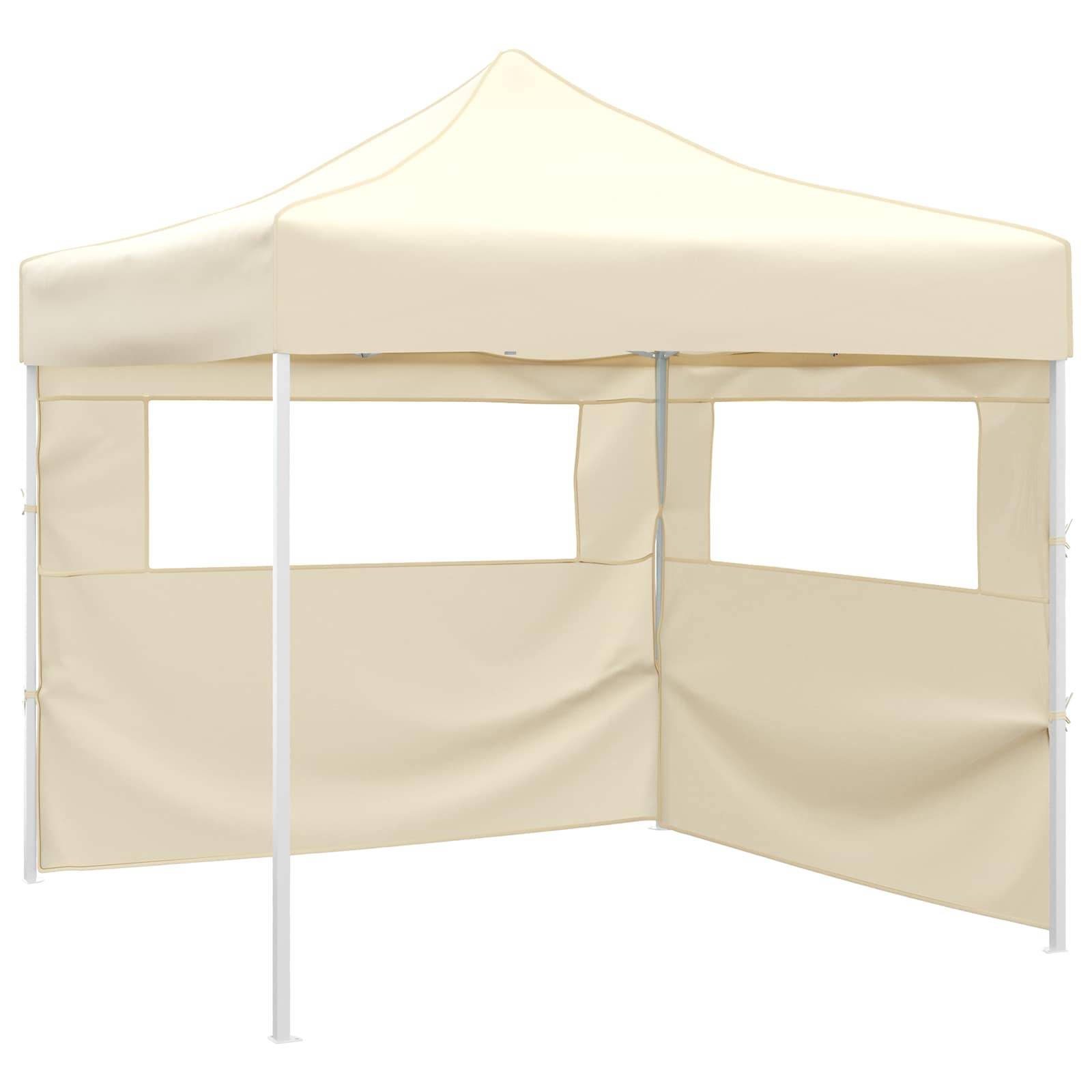 vidaXL Party-Zelt Creme 291 x 291 x 315 cm Oxford-Stoff