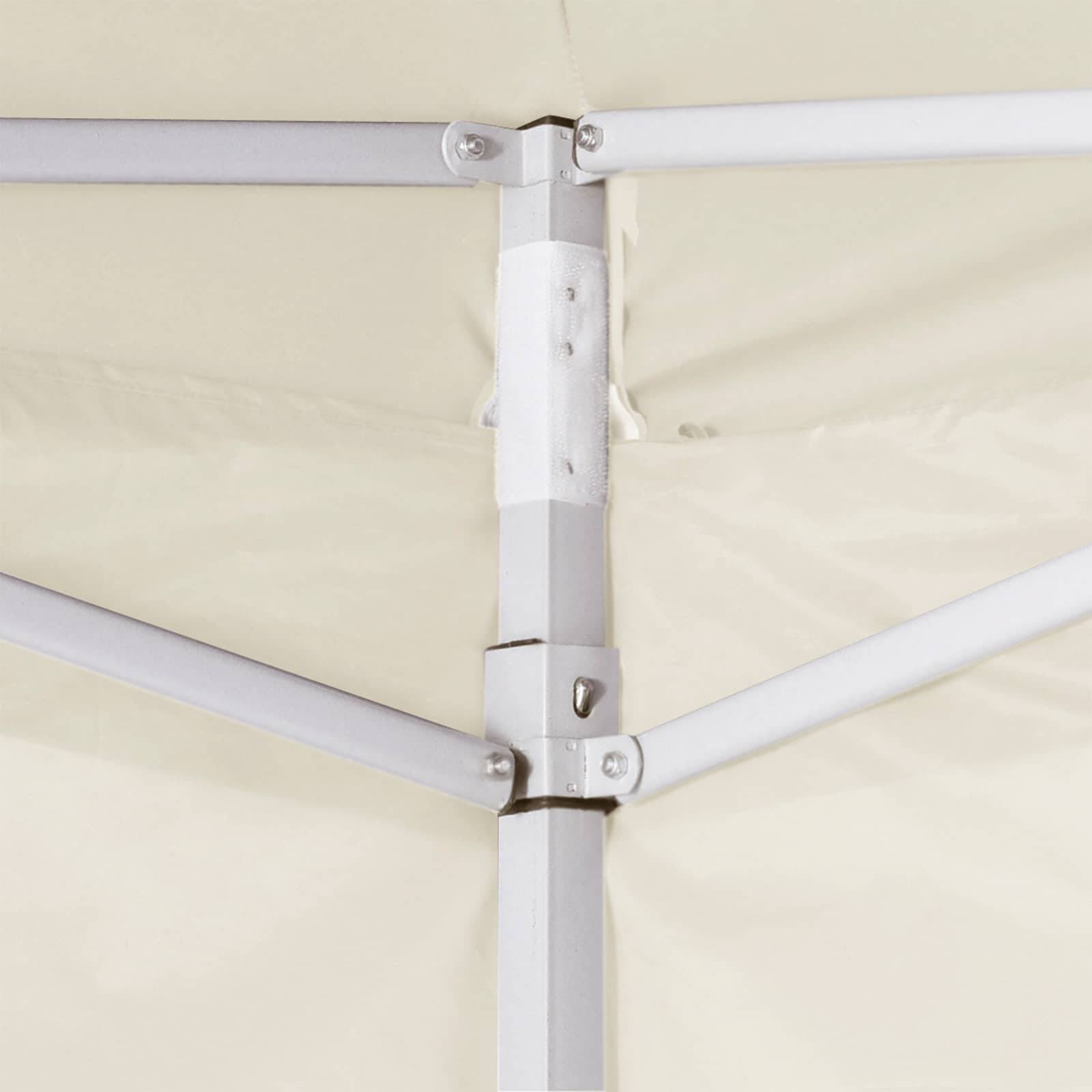 vidaXL Party-Zelt Creme 291 x 291 x 315 cm Oxford-Stoff