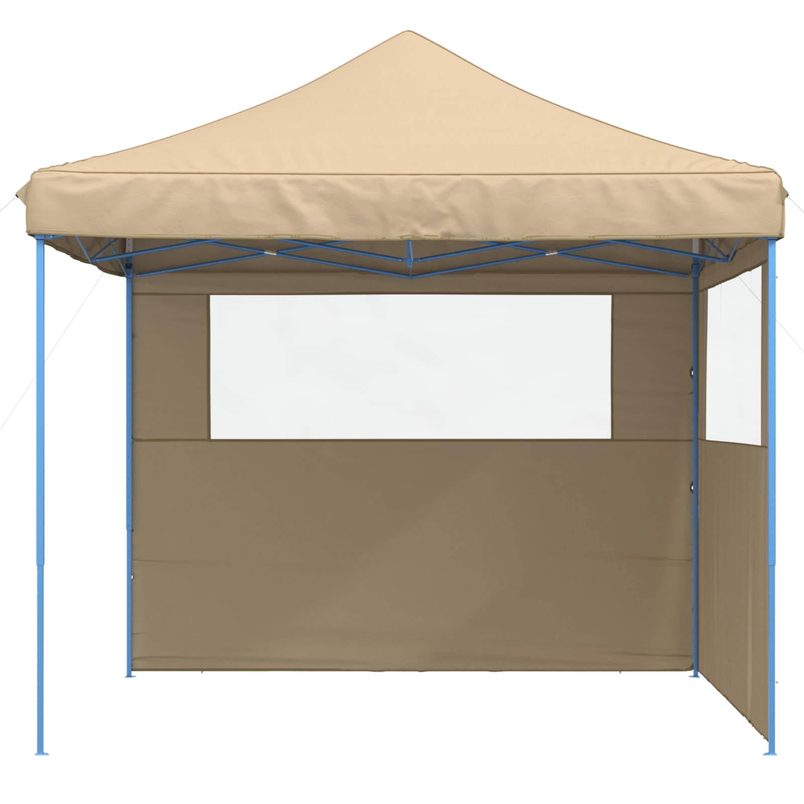 vidaXL Party-Zelt Beige 292 x 292 x 315 cm Oxford-Stoff