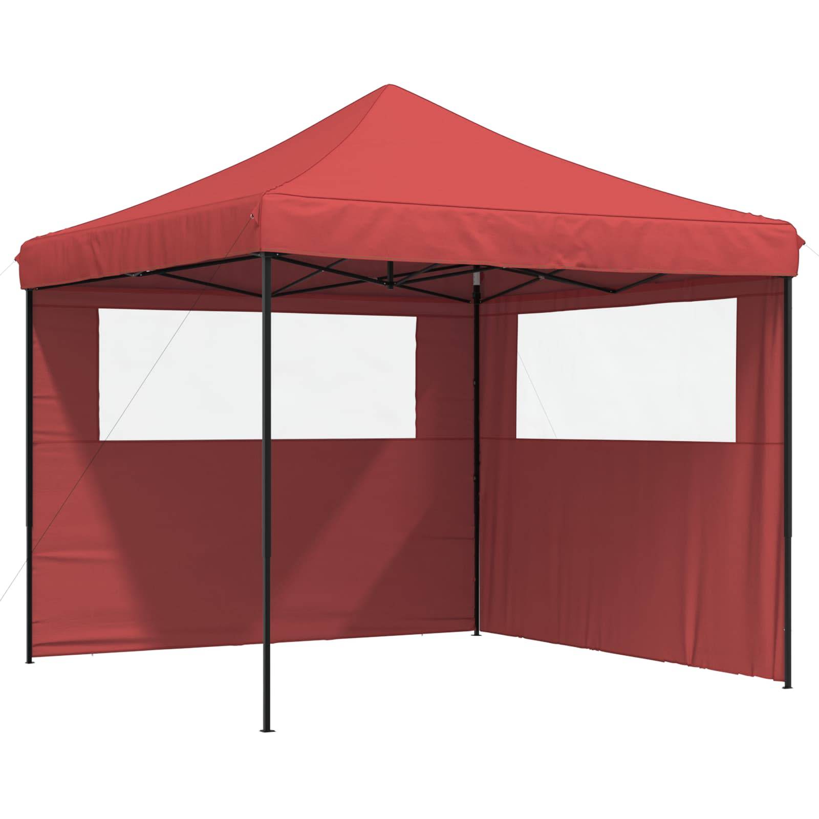 vidaXL Party-Zelt Bordeauxrot 292 x 292 x 315 cm Oxford-Stoff