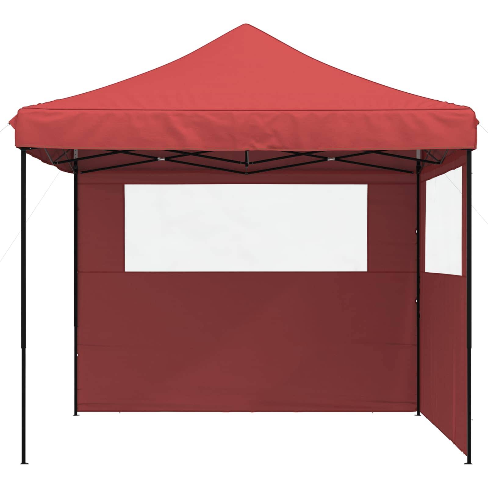 vidaXL Party-Zelt Bordeauxrot 292 x 292 x 315 cm Oxford-Stoff